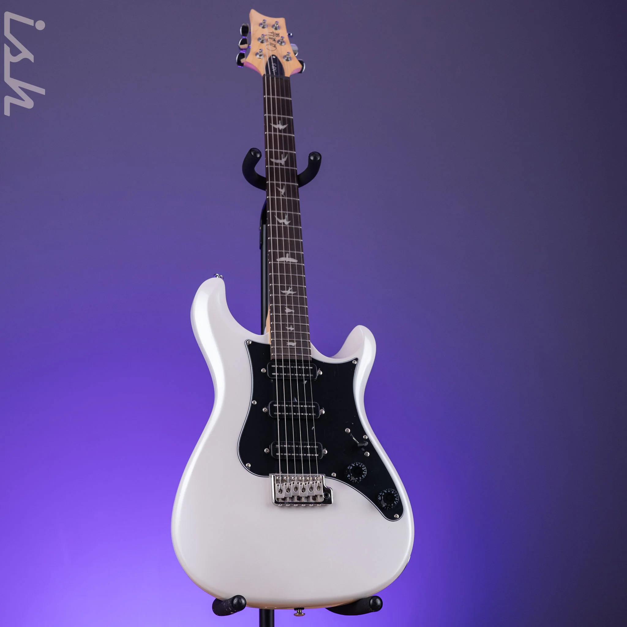 PRS SE NF3 Electric Guitar White Pearl Rosewood Fretboard Demo - Image 2