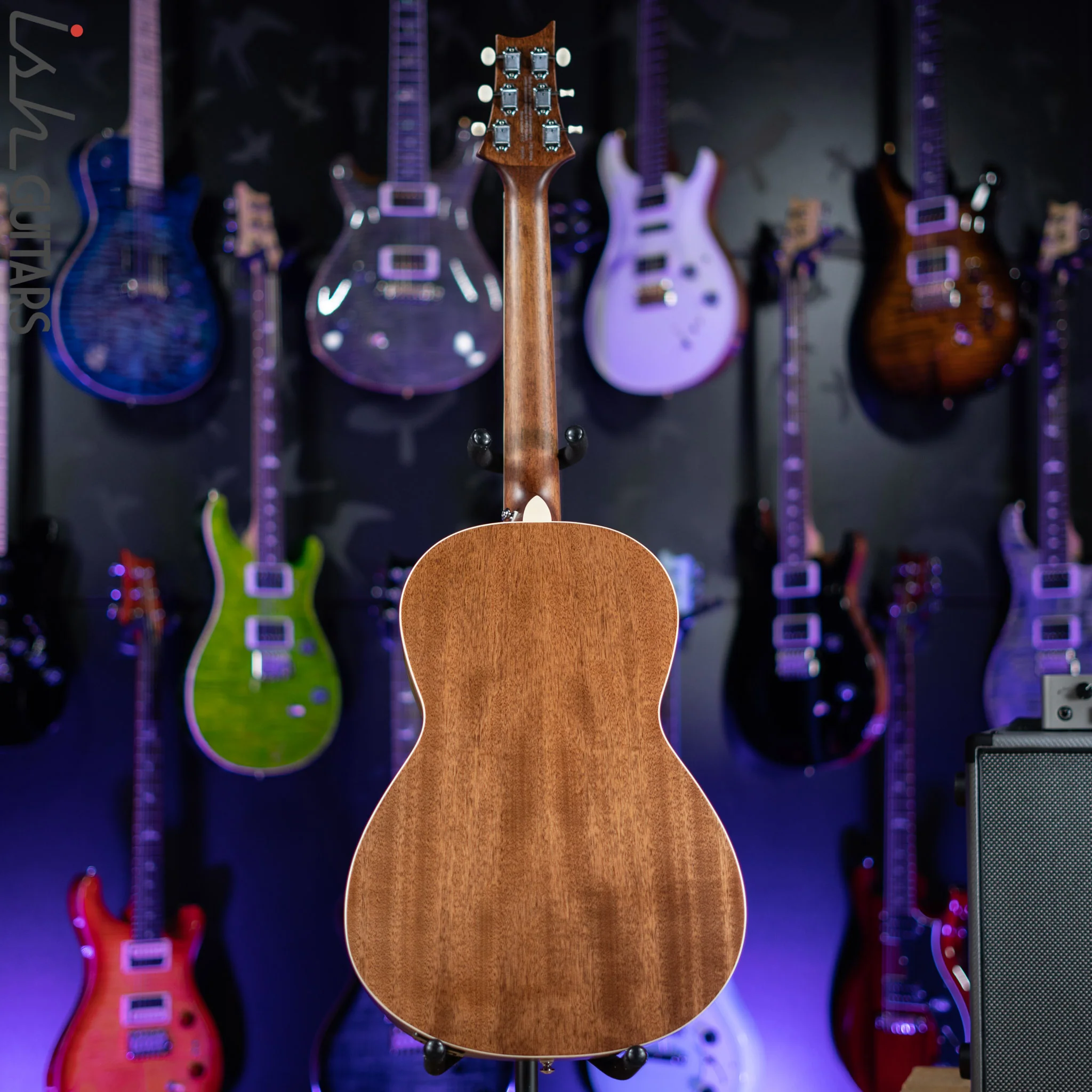 2021 PRS SE P20E Parlor Acoustic Guitar Black Top - Image 6