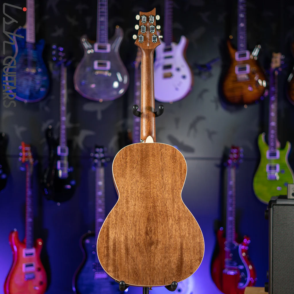 PRS SE P20E Parlor Acoustic Guitar Black Top Demo - Image 7