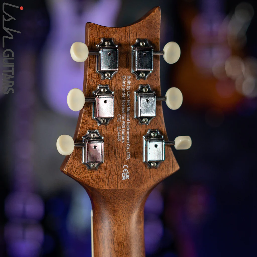 PRS SE P20E Parlor Acoustic-Electric Guitar Black Top - Image 11