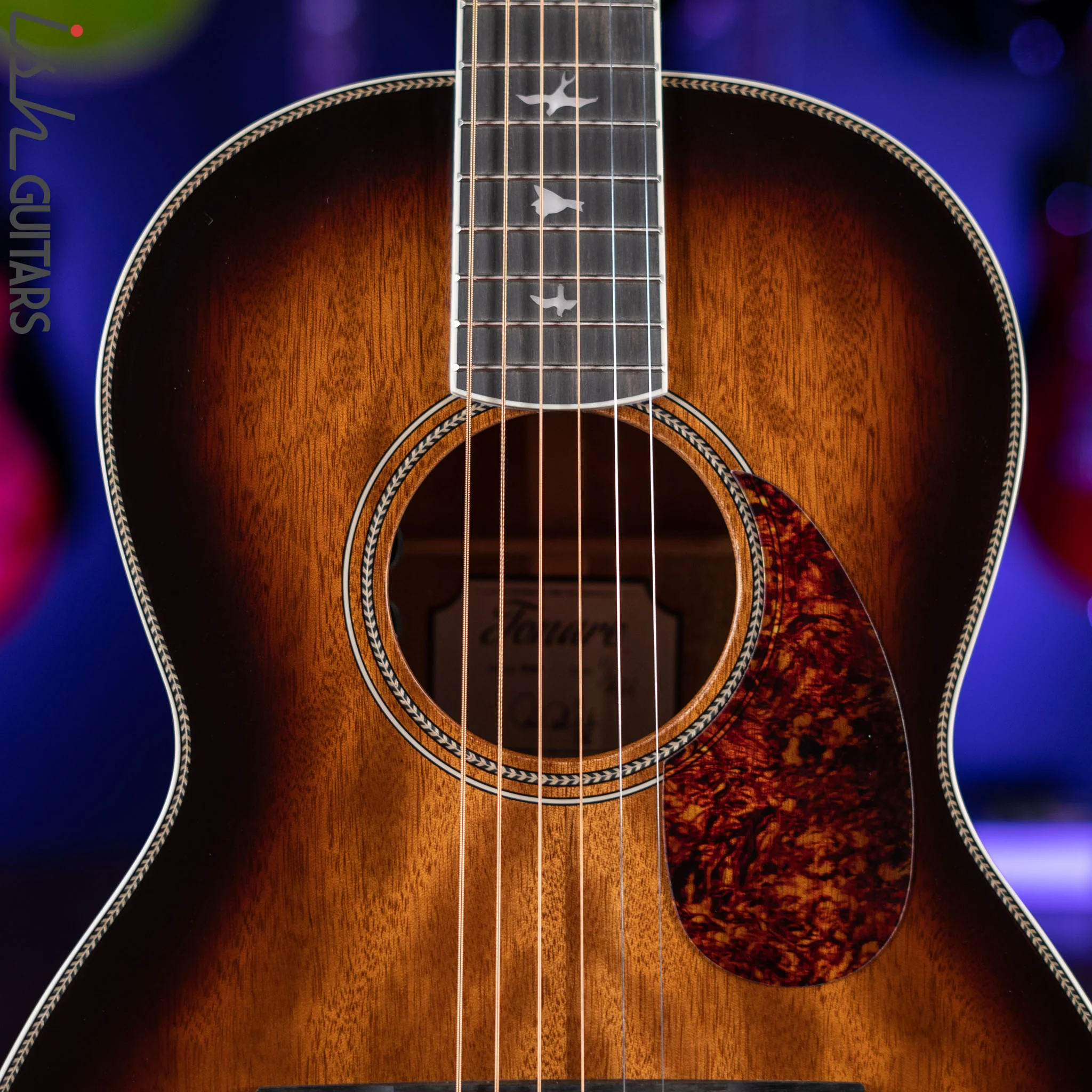 PRS SE P20E Tonare Acoustic-Electric Guitar Tobacco Sunburst Demo - Image 3