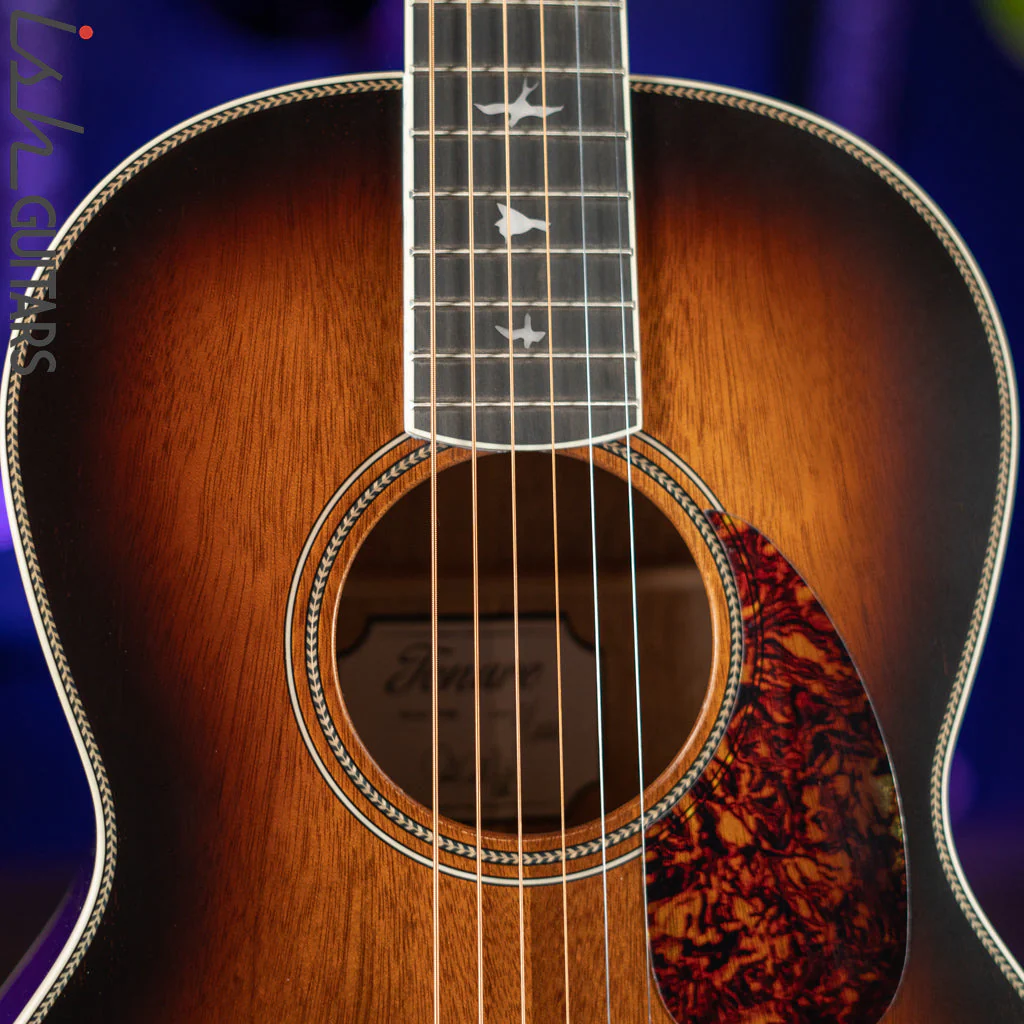 PRS SE P20E Tonare Acoustic-Electric Guitar Tobacco Sunburst - Image 3