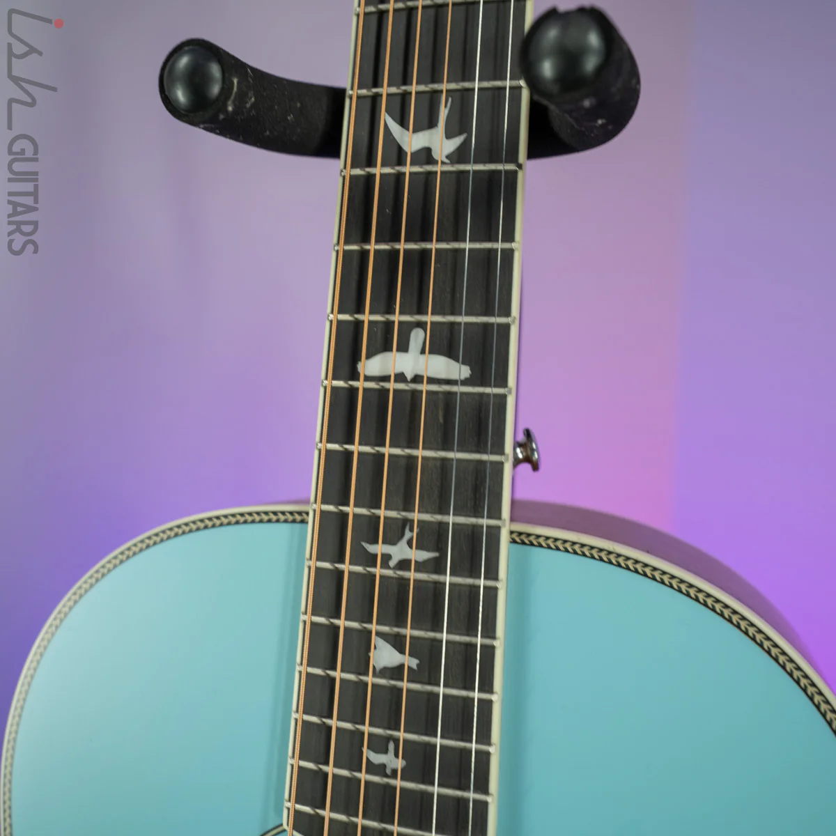 PRS SE P20E Parlor Acoustic Electric Powder Blue - Image 6