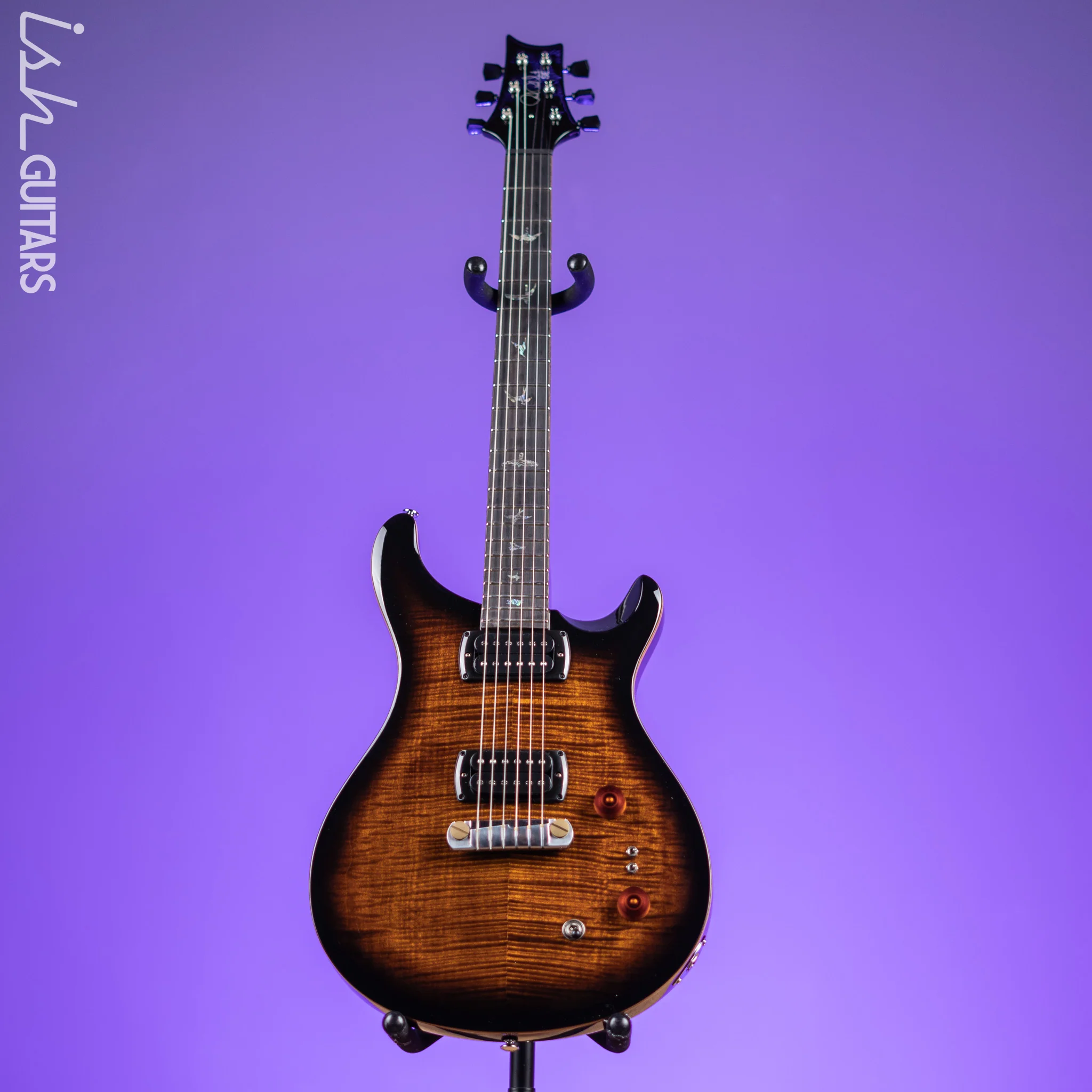 PRS SE Paul’s Guitar Electric Guitar Black Gold Sunburst - Image 2