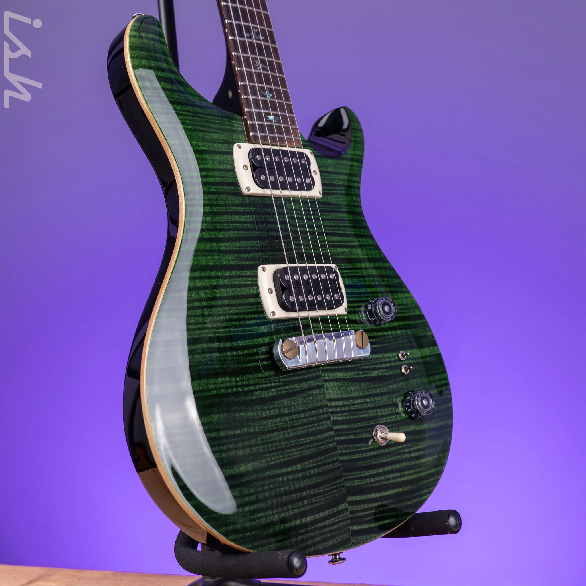 PRS SE Paul's Guitar Teal Black *New Color* - Image 3