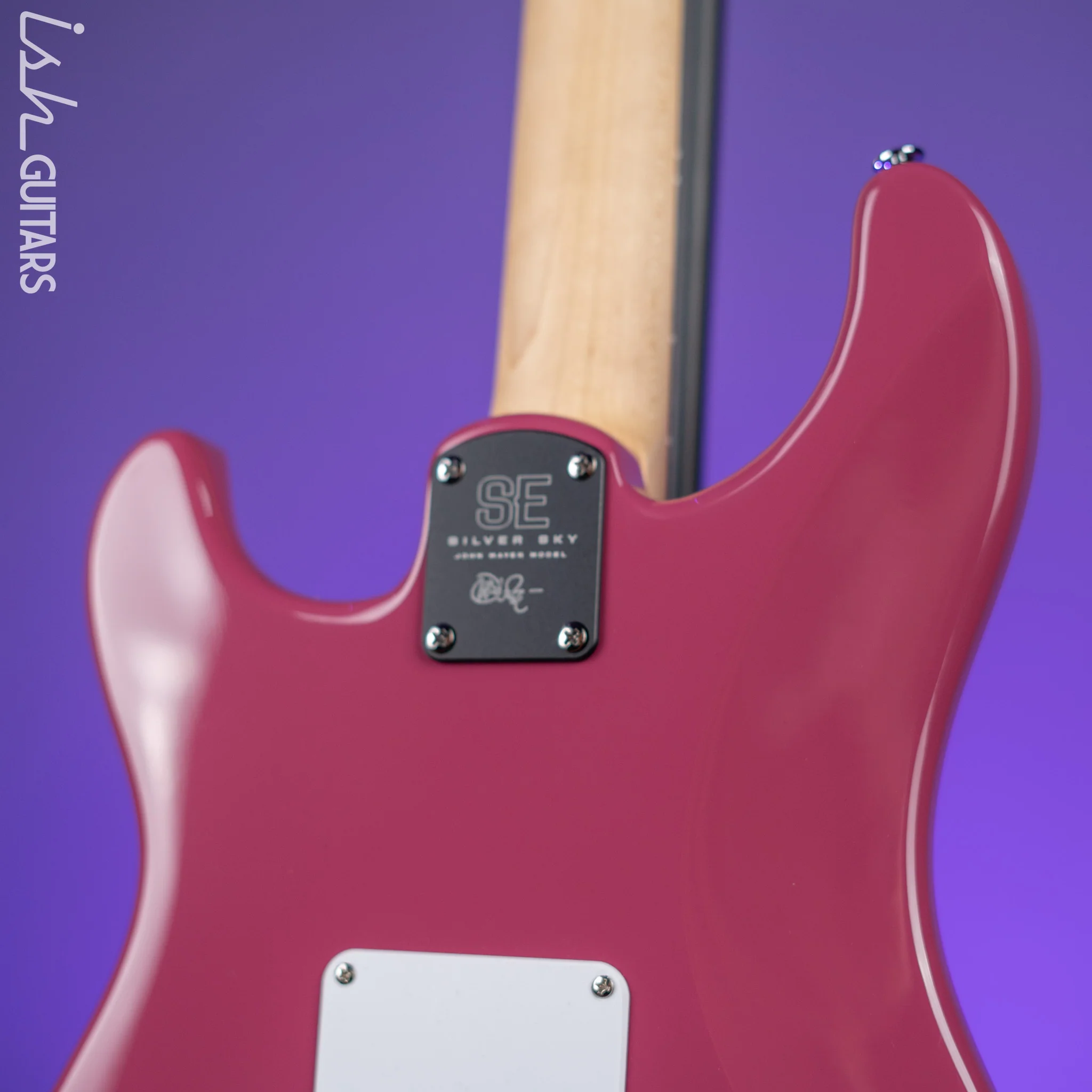 PRS SE Silver Sky Dragon Fruit Demo - Image 10