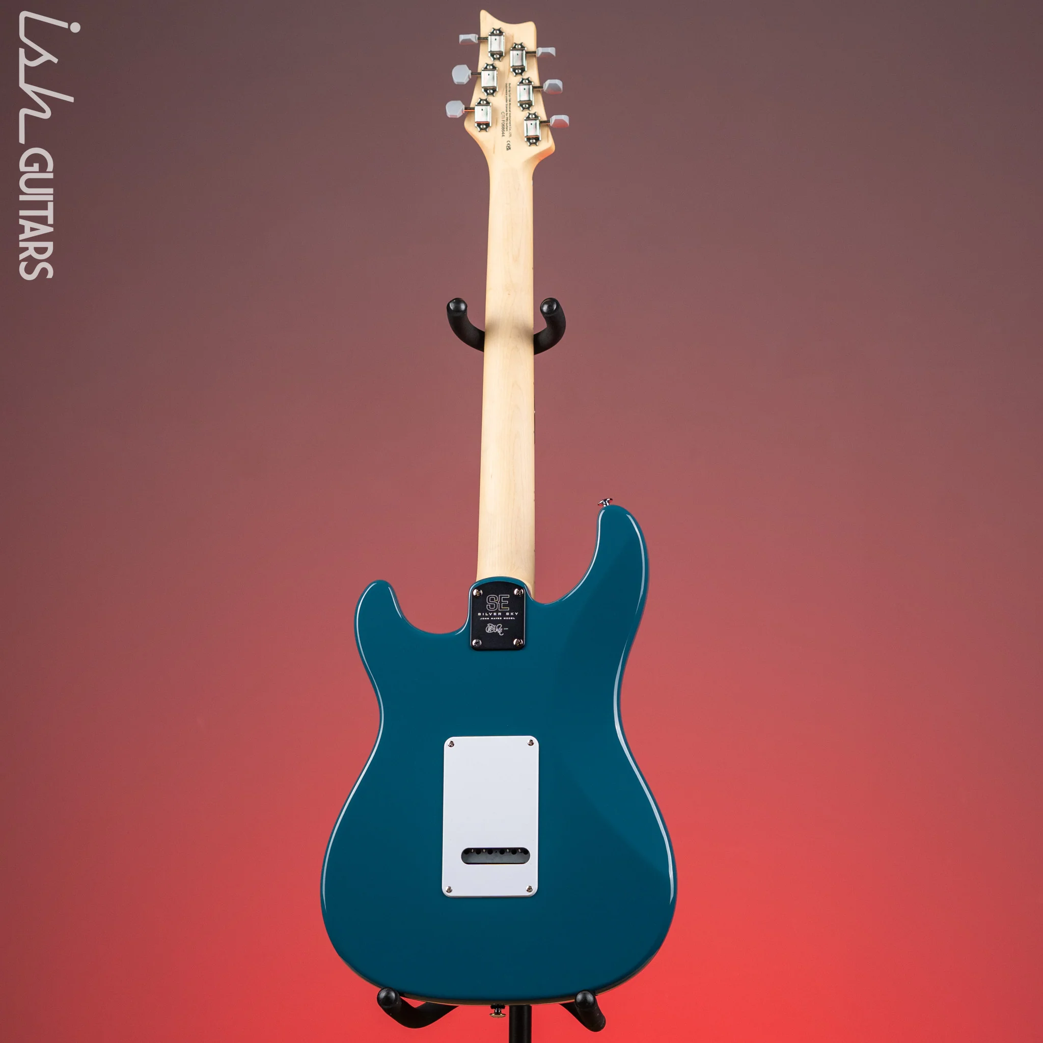 PRS SE Silver Sky Electric Guitar Nylon Blue - Maple Fretboard - Demo - Image 6