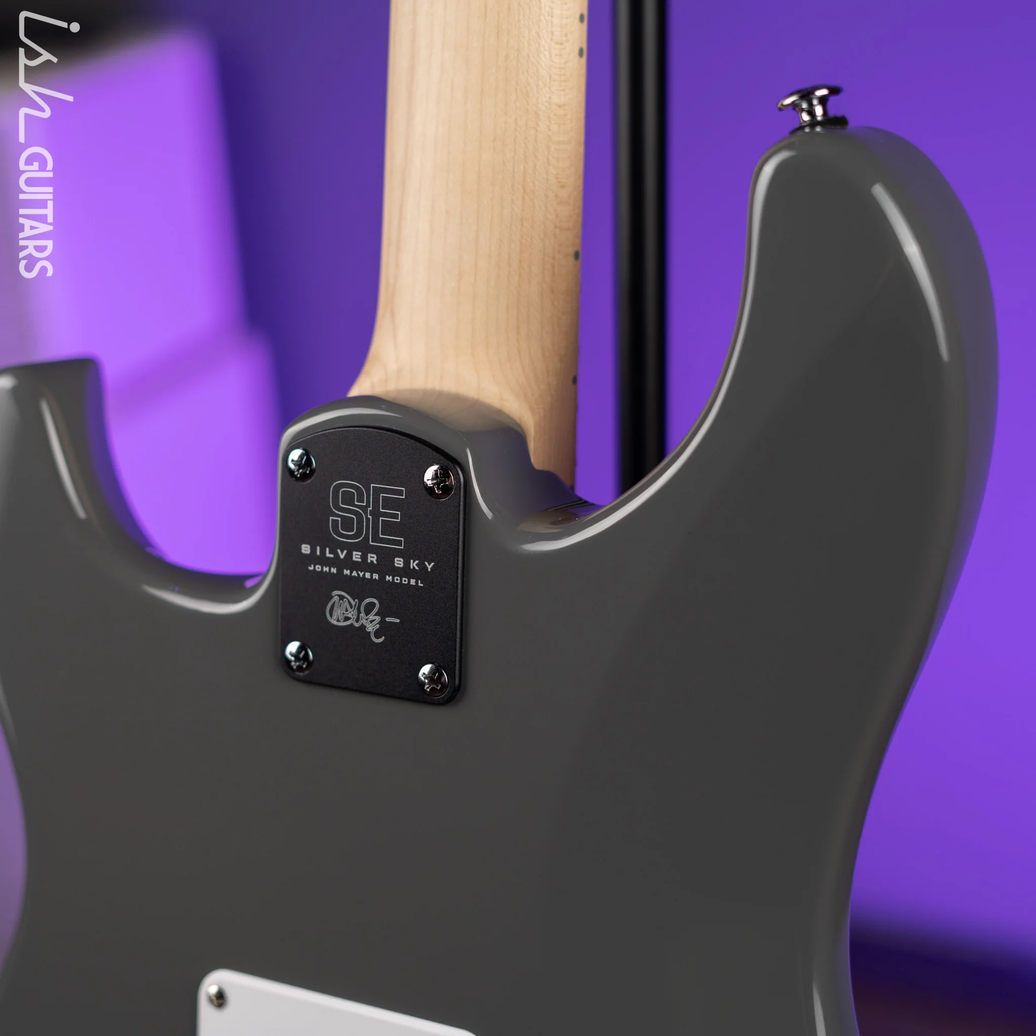 PRS SE Silver Sky Electric Guitar Overland Gray - Maple Fretboard - Image 9