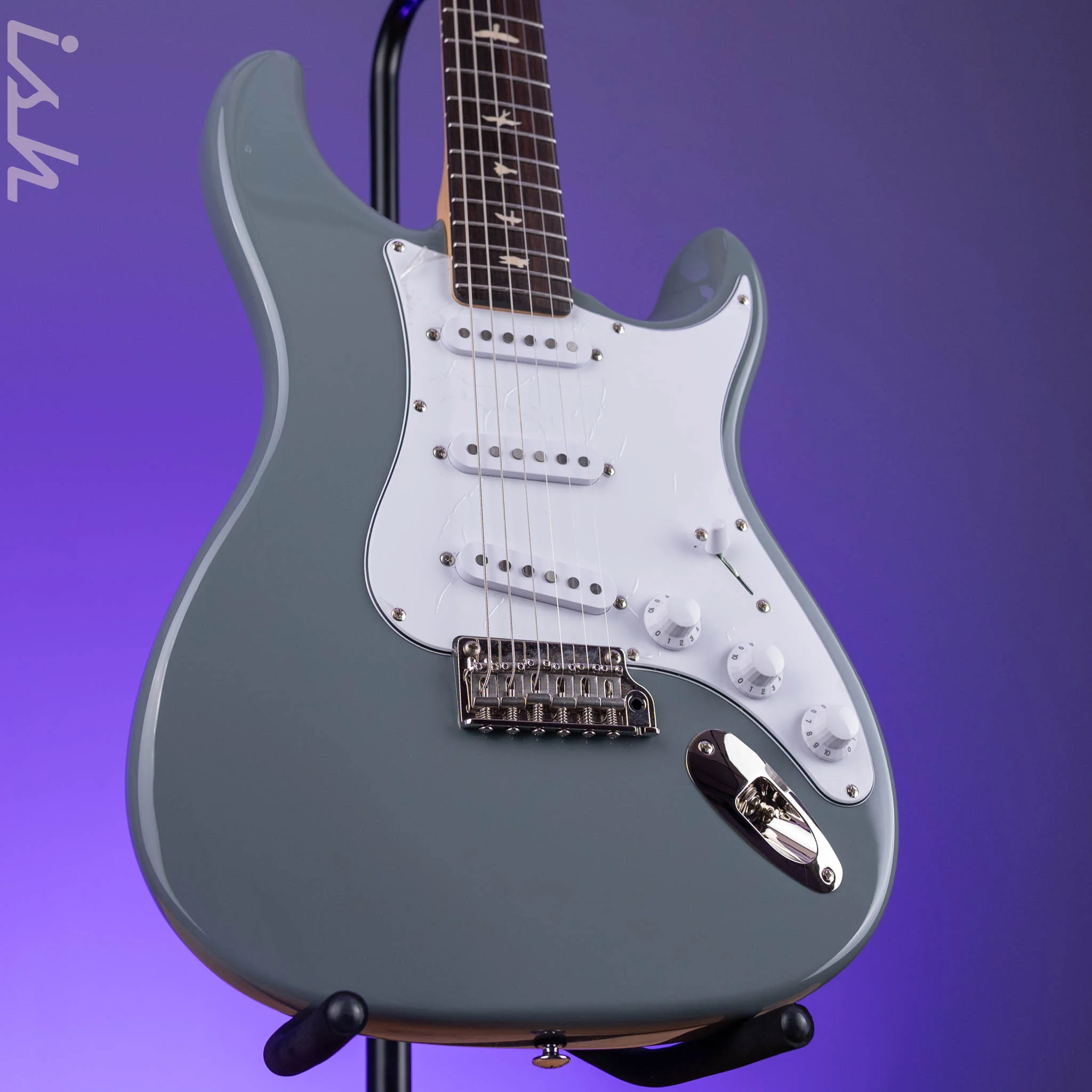 PRS SE Silver Sky Electric Guitar Storm Gray Demo