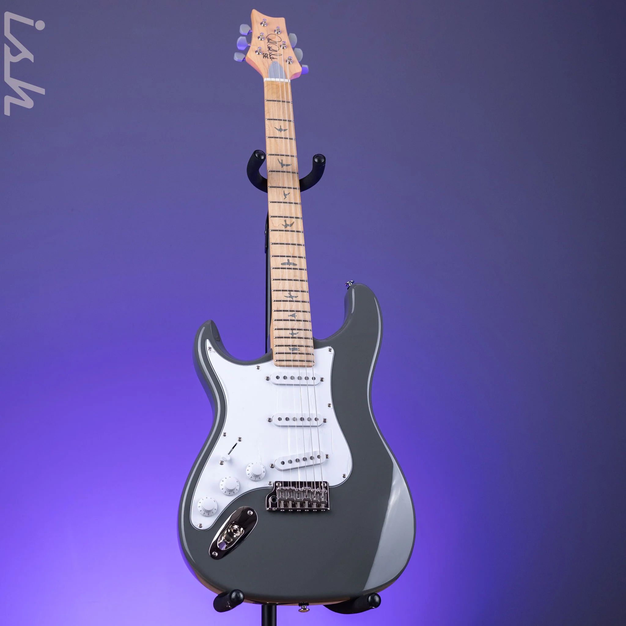 PRS SE Silver Sky Lefty Overland Gray - Maple Board - Image 2