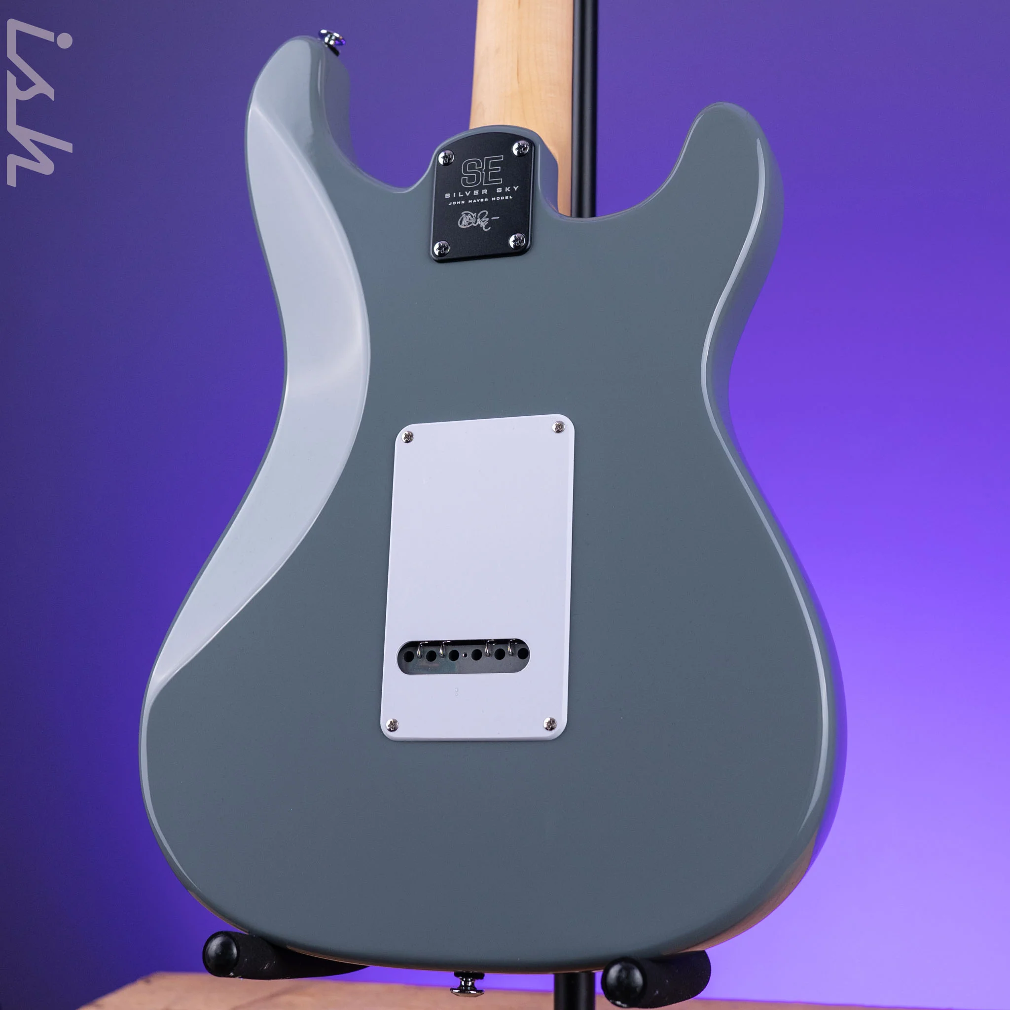 PRS SE Silver Sky Lefty Storm Grey - Rosewood Board - Image 7
