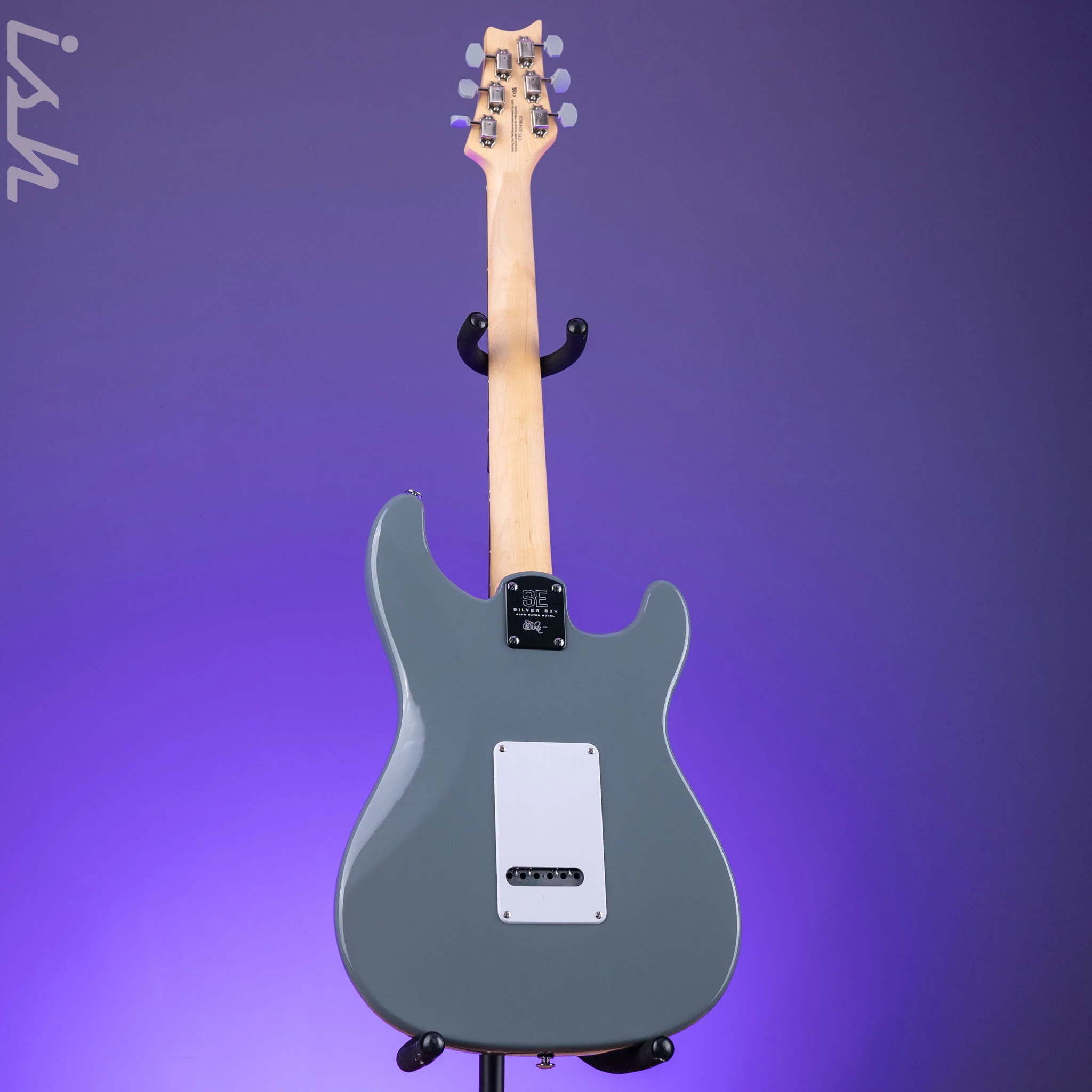 PRS SE Silver Sky Lefty Storm Grey - Rosewood Board - Image 8