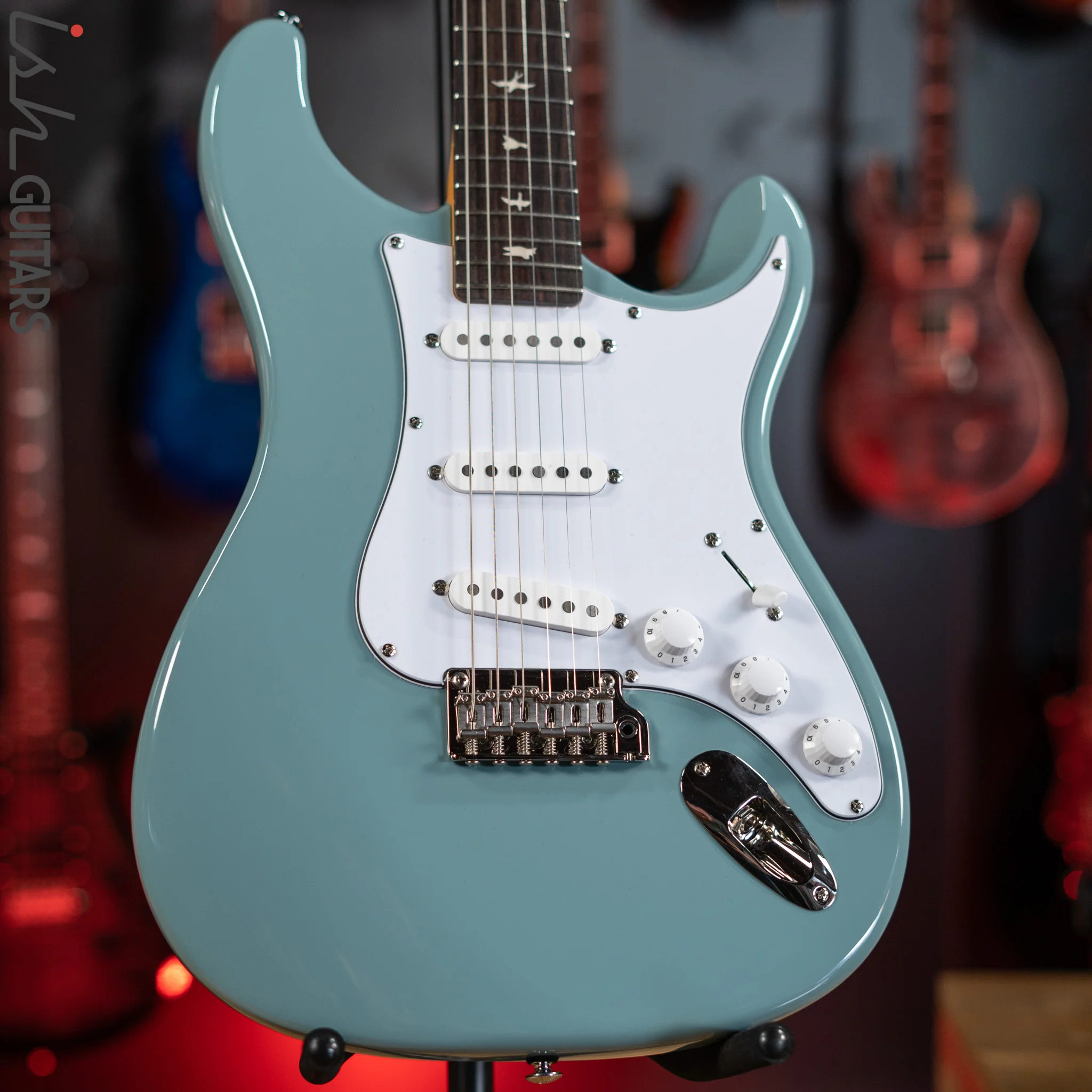 PRS SE Silver Sky Stone Blue Demo