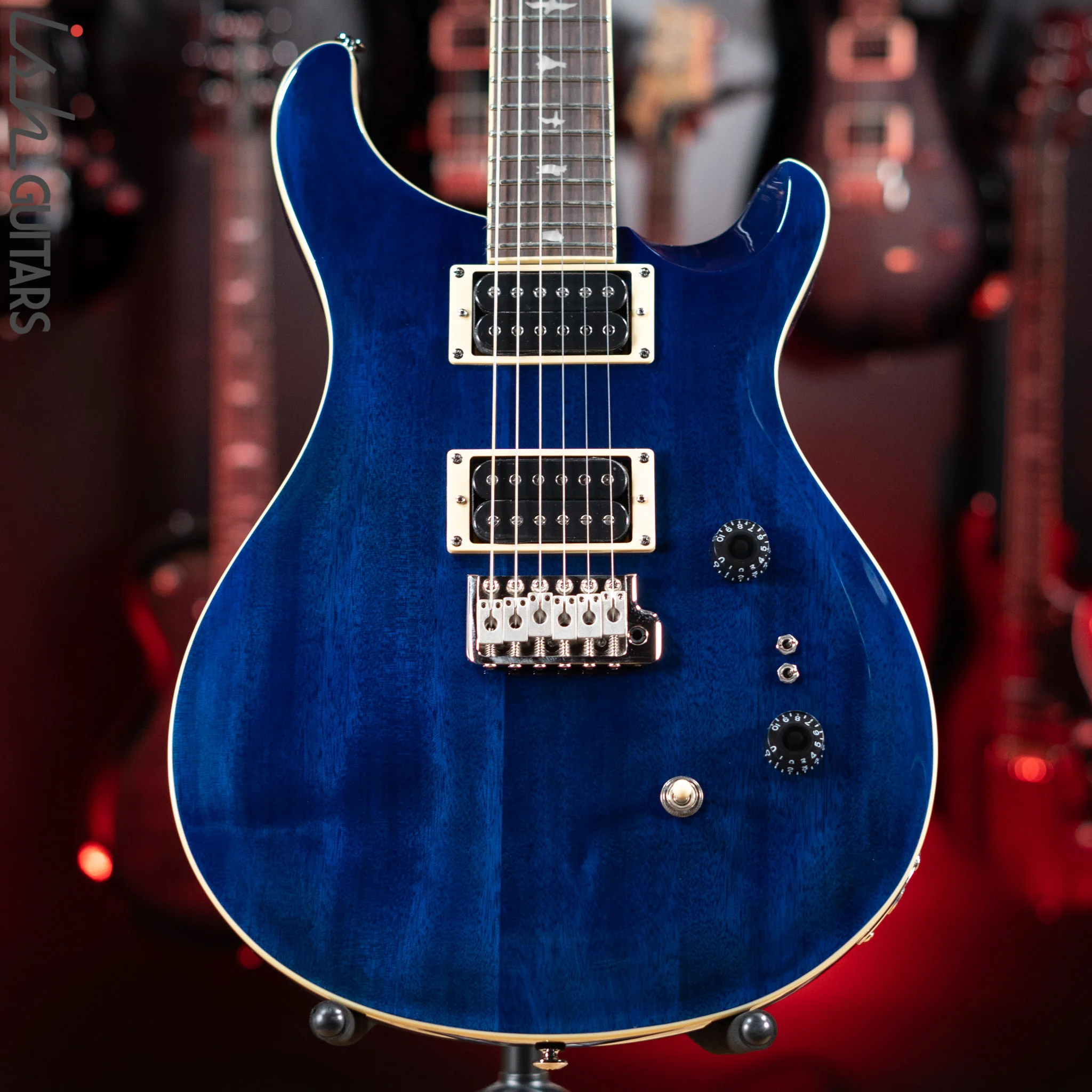 2021 PRS SE Standard 24-08 Electric Guitar Translucent Blue