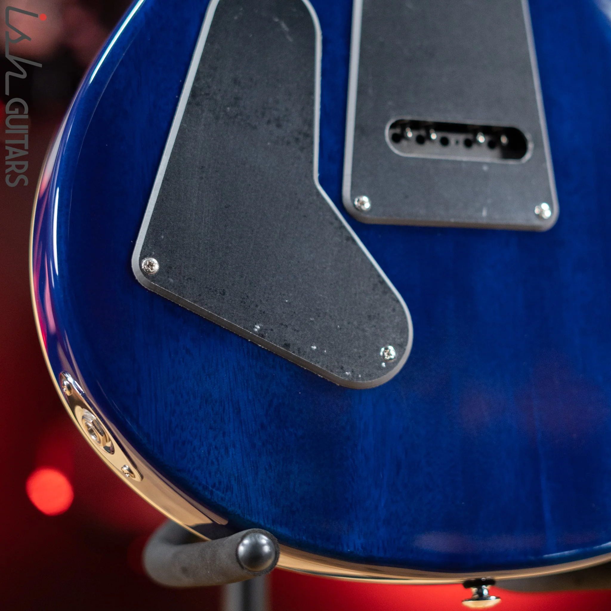 2021 PRS SE Standard 24-08 Electric Guitar Translucent Blue - Image 10