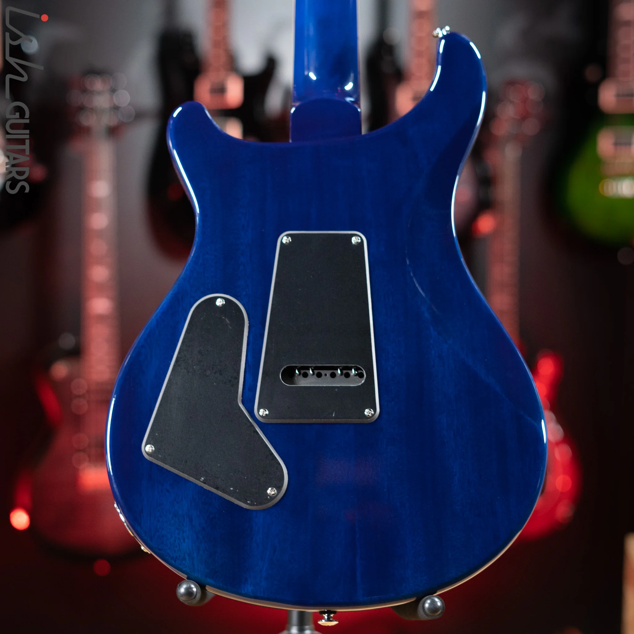 2021 PRS SE Standard 24-08 Electric Guitar Translucent Blue - Image 7