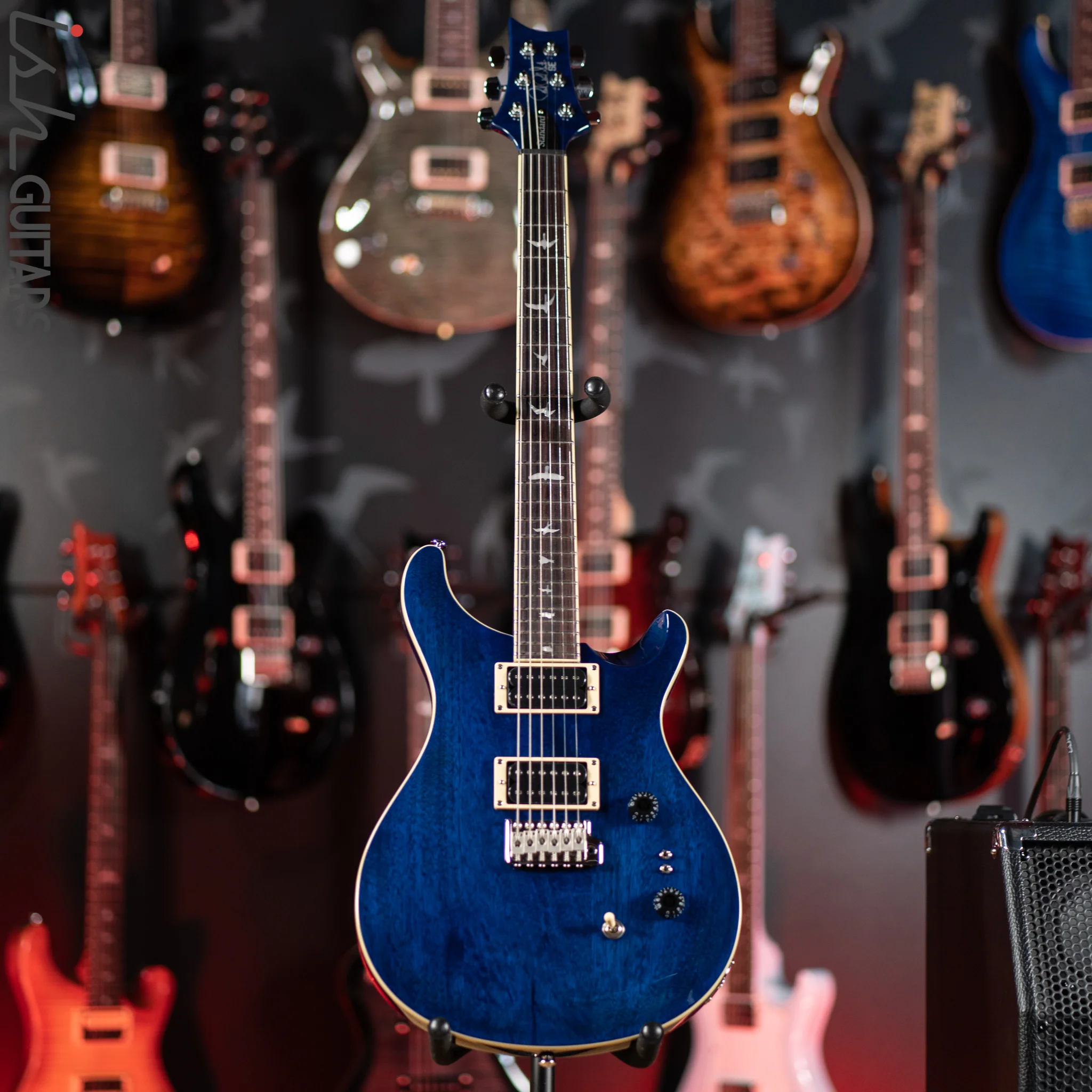 PRS SE Standard 24-08 Electric Guitar Translucent Blue - Image 2