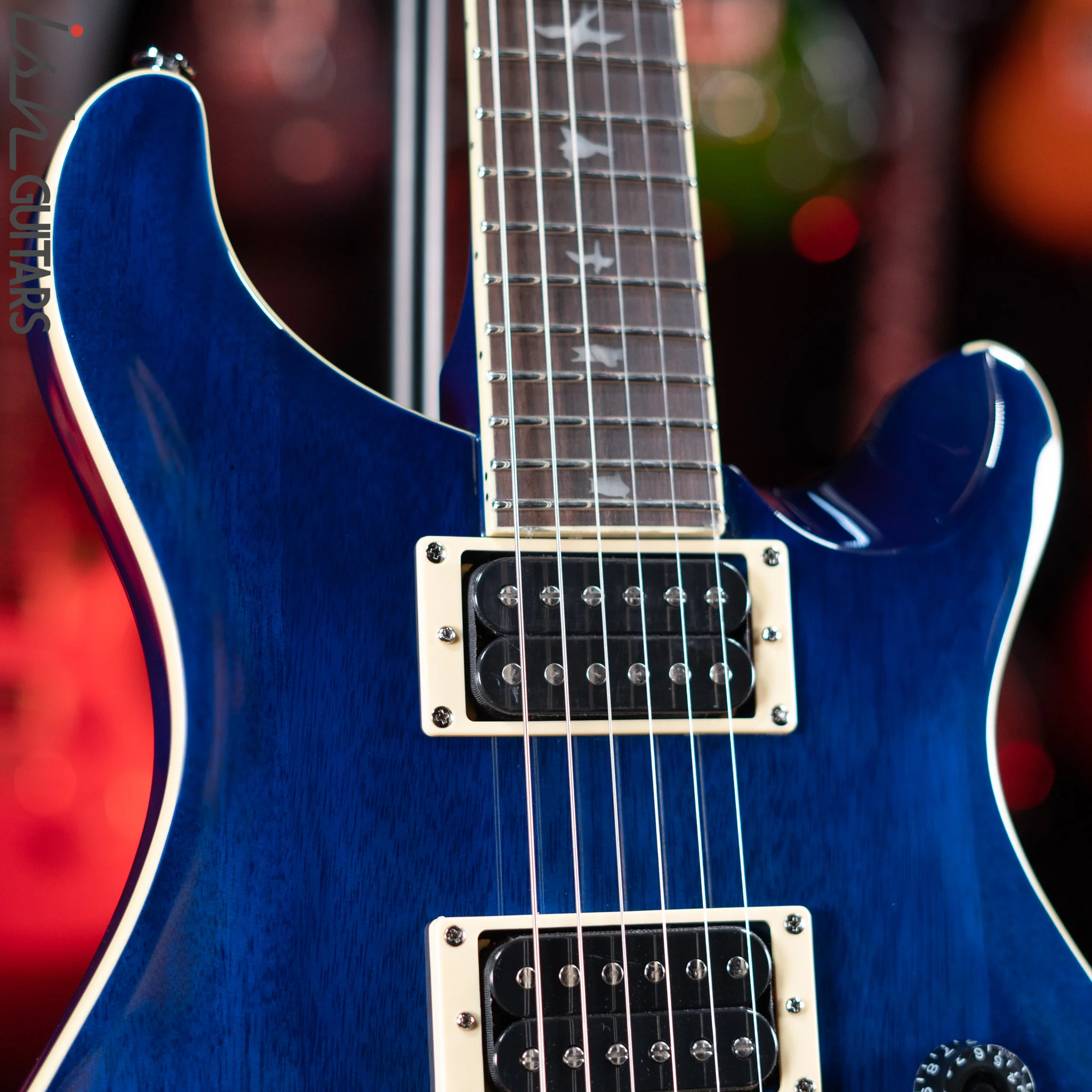 PRS SE Standard 24-08 Electric Guitar Translucent Blue - Image 3