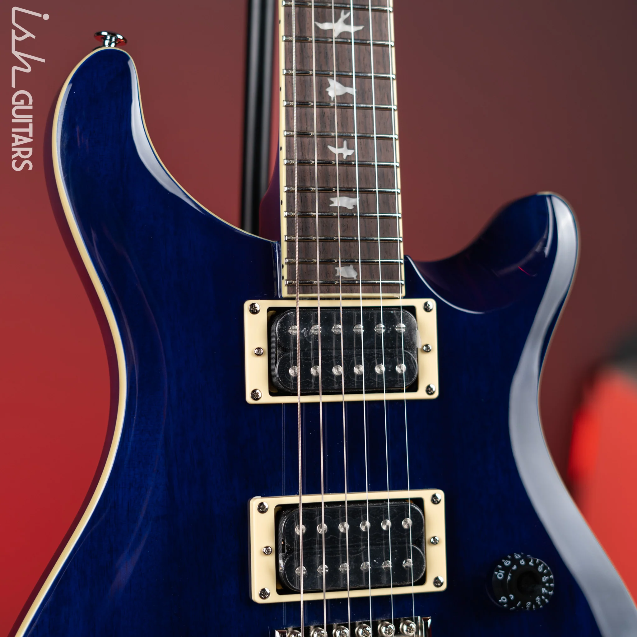 PRS SE Standard 24-08 Electric Guitar Translucent Blue - Image 3