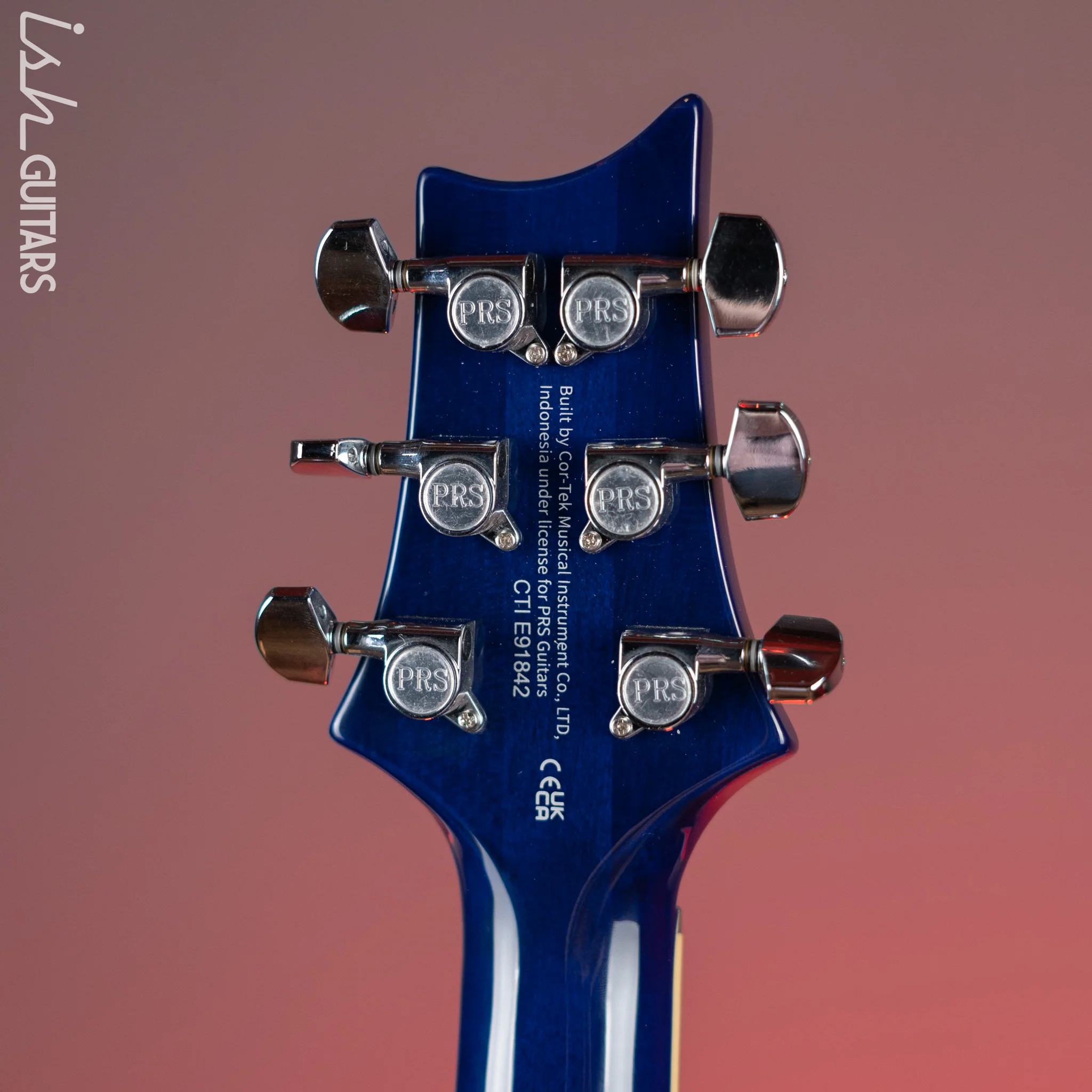 PRS SE Standard 24 Electric Guitar Translucent Blue - Image 10