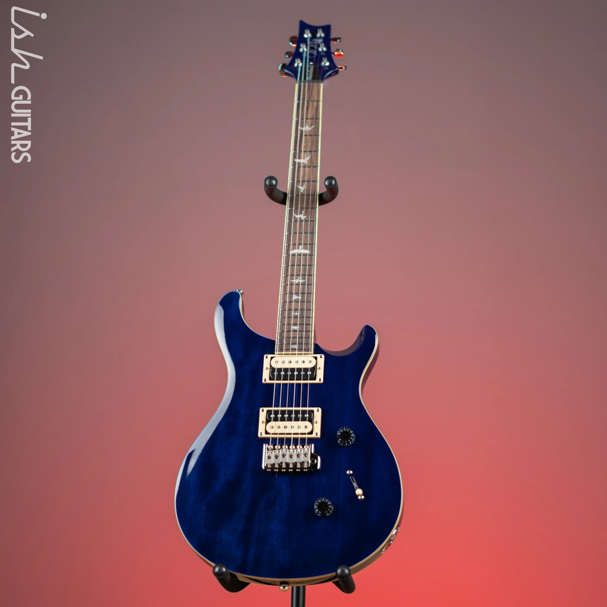 PRS SE Standard 24 Electric Guitar Translucent Blue - Image 2