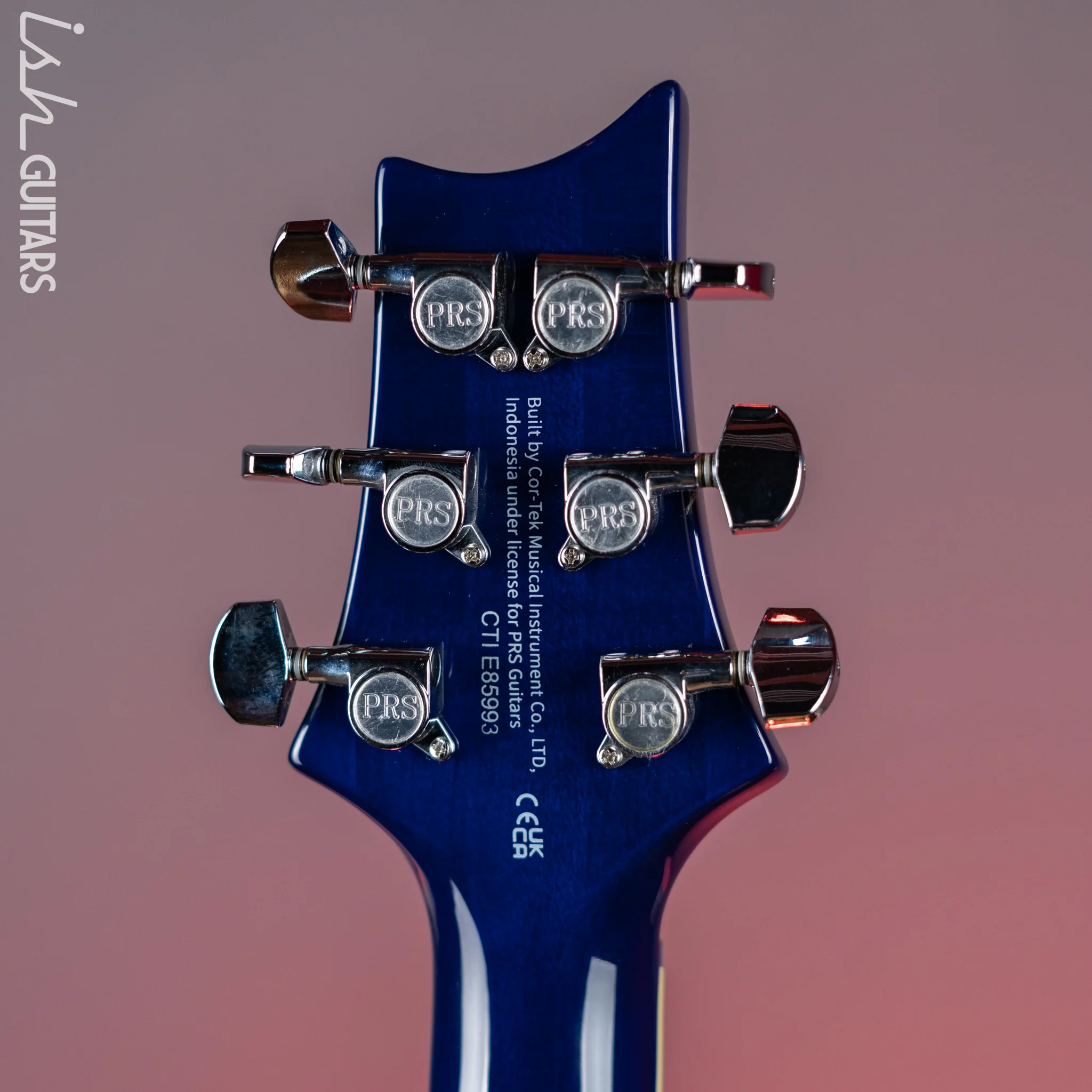 PRS SE Standard 24 Electric Guitar Translucent Blue - Image 10