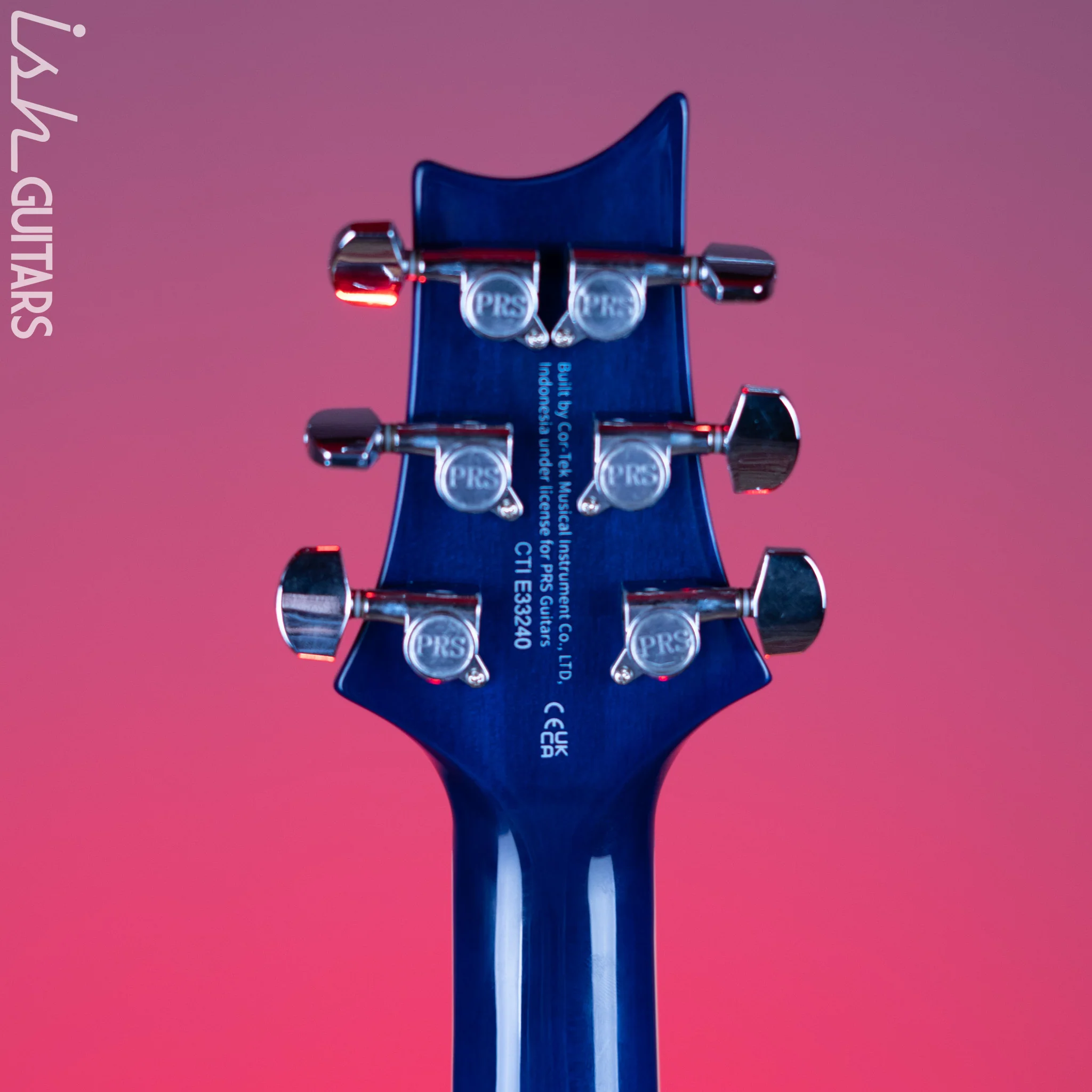 PRS SE Standard 24 Electric Guitar Translucent Blue Demo - Image 11