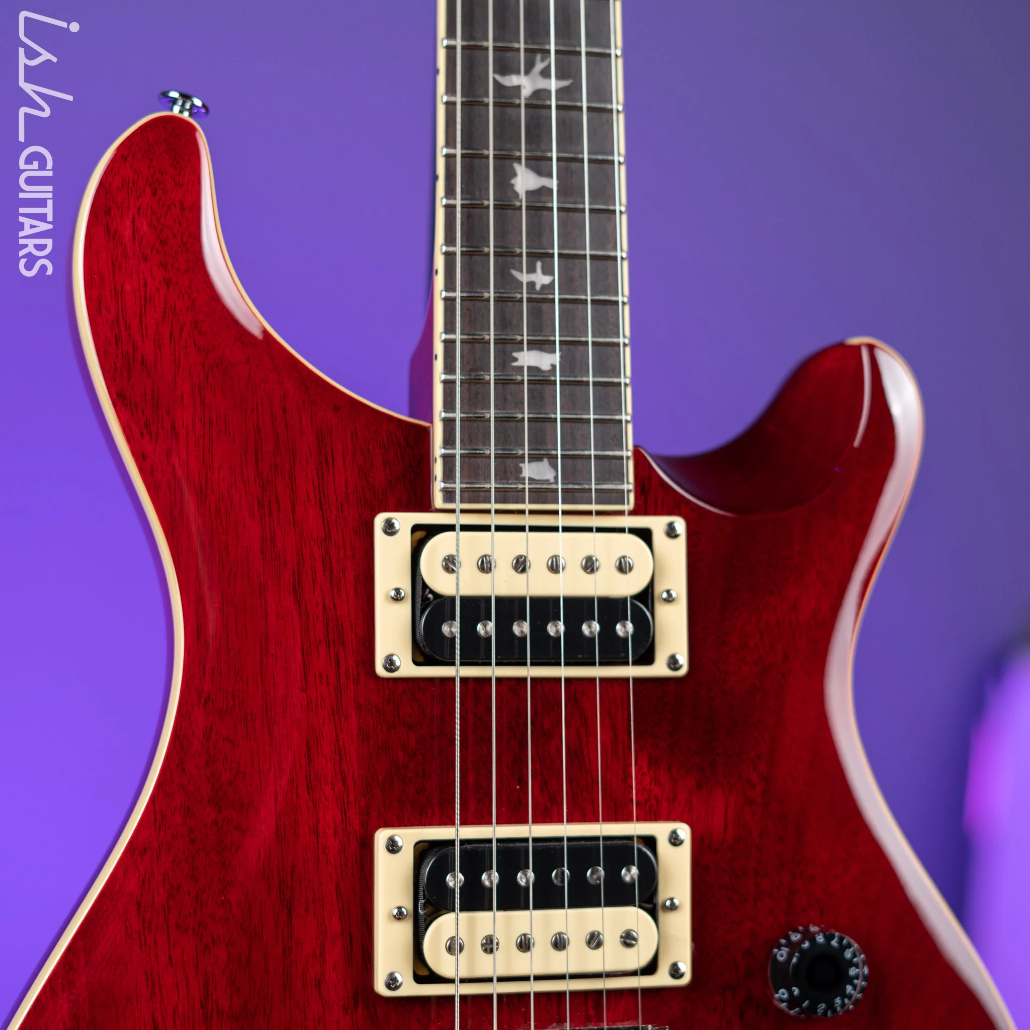 PRS SE Standard 24 Electric Guitar Vintage Cherry - Image 3