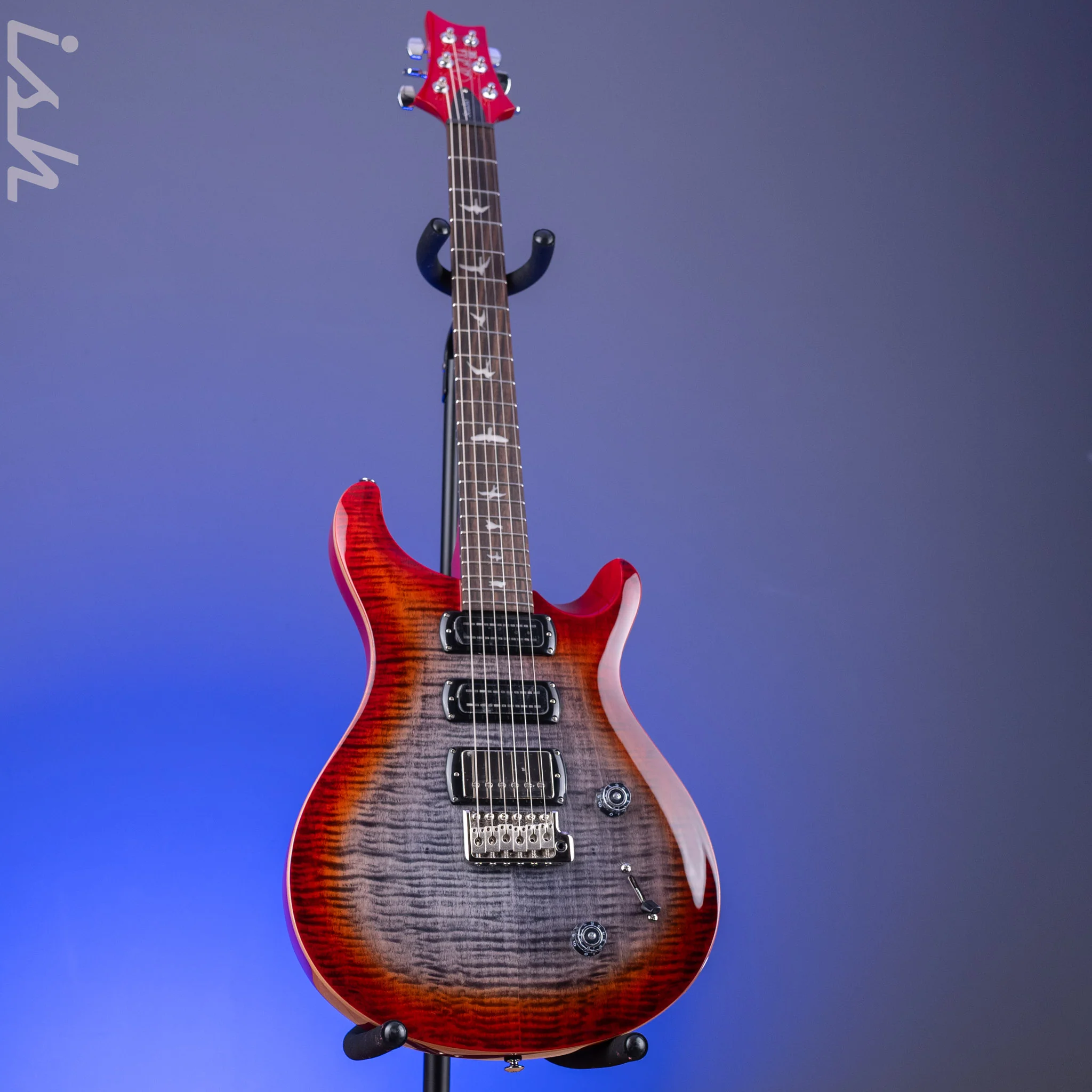 PRS SE Studio Charcoal Cherry Burst - Image 2