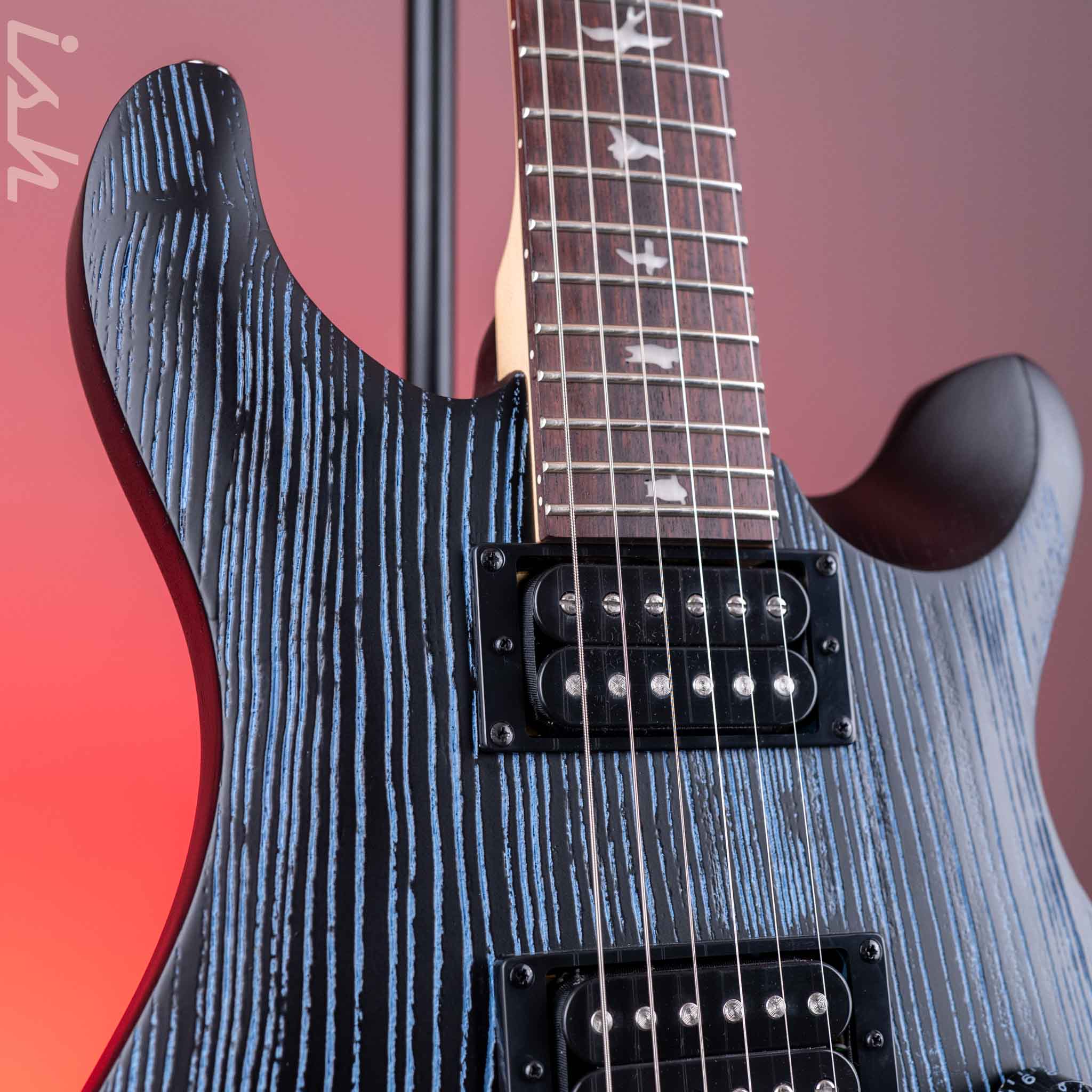 PRS SE Swamp Ash CE 24 Limited Edition Sandblasted Blue - Image 3
