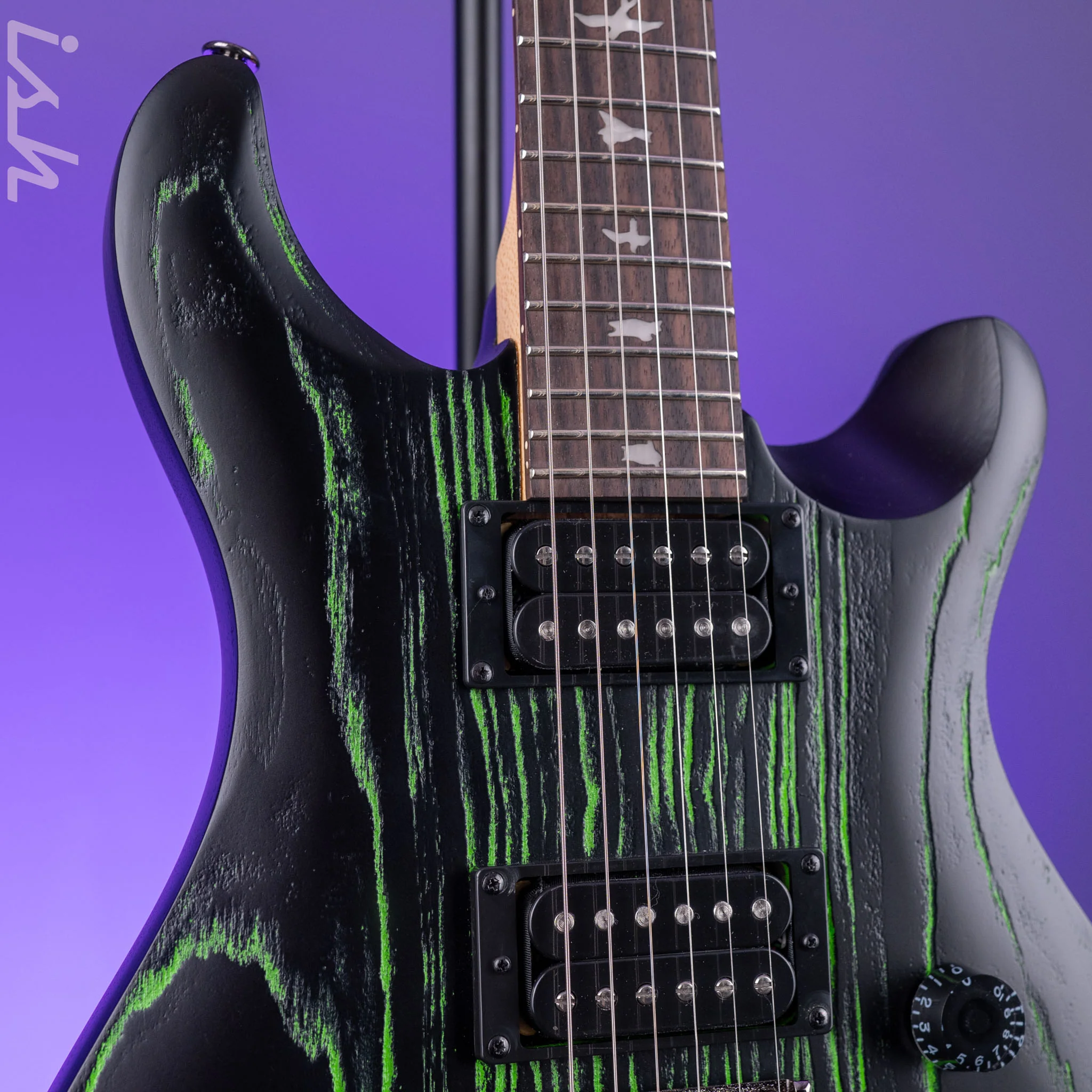 PRS SE Swamp Ash CE 24 Limited Edition Sandblasted Green - Image 3