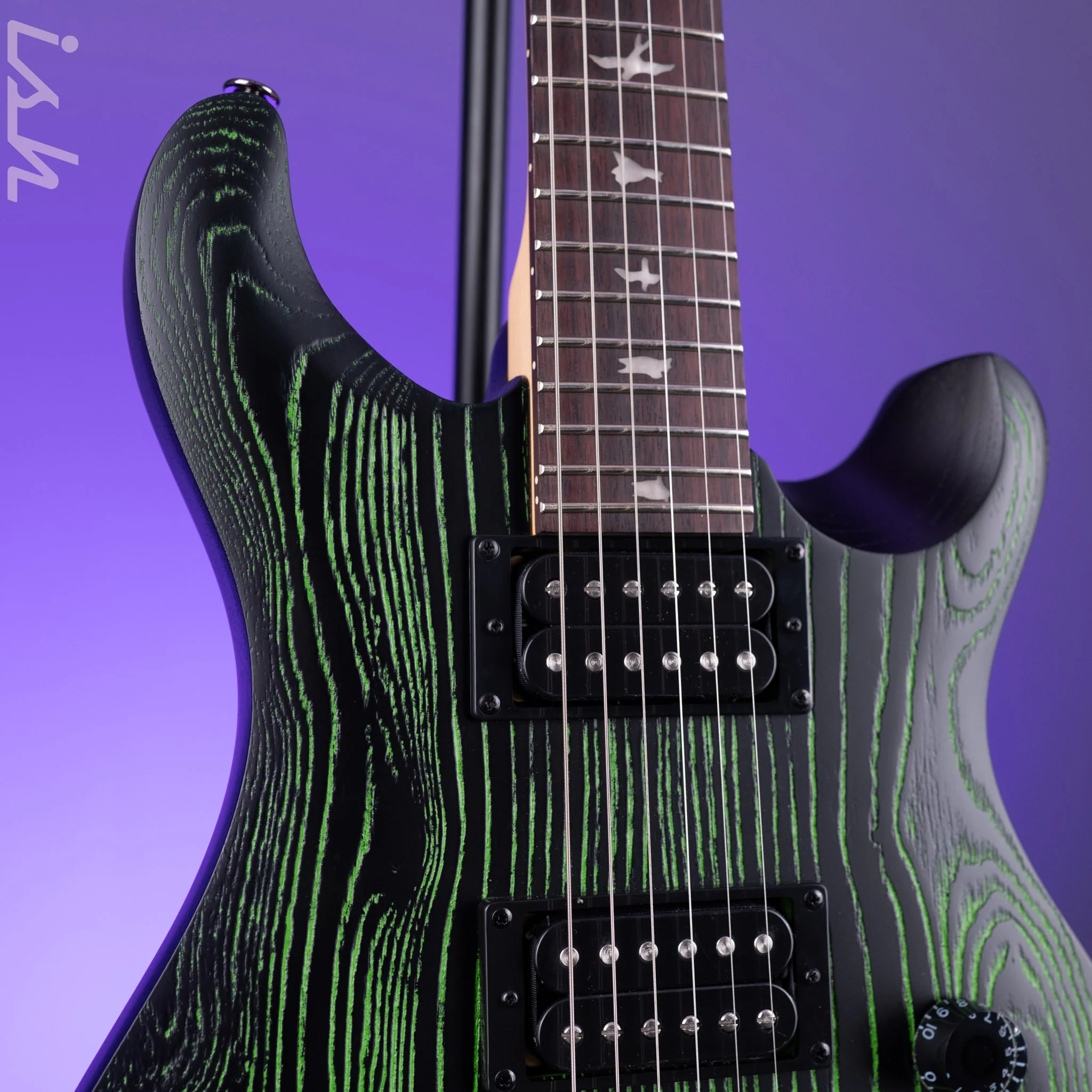 PRS SE Swamp Ash CE 24 Limited Edition Sandblasted Green - Image 3