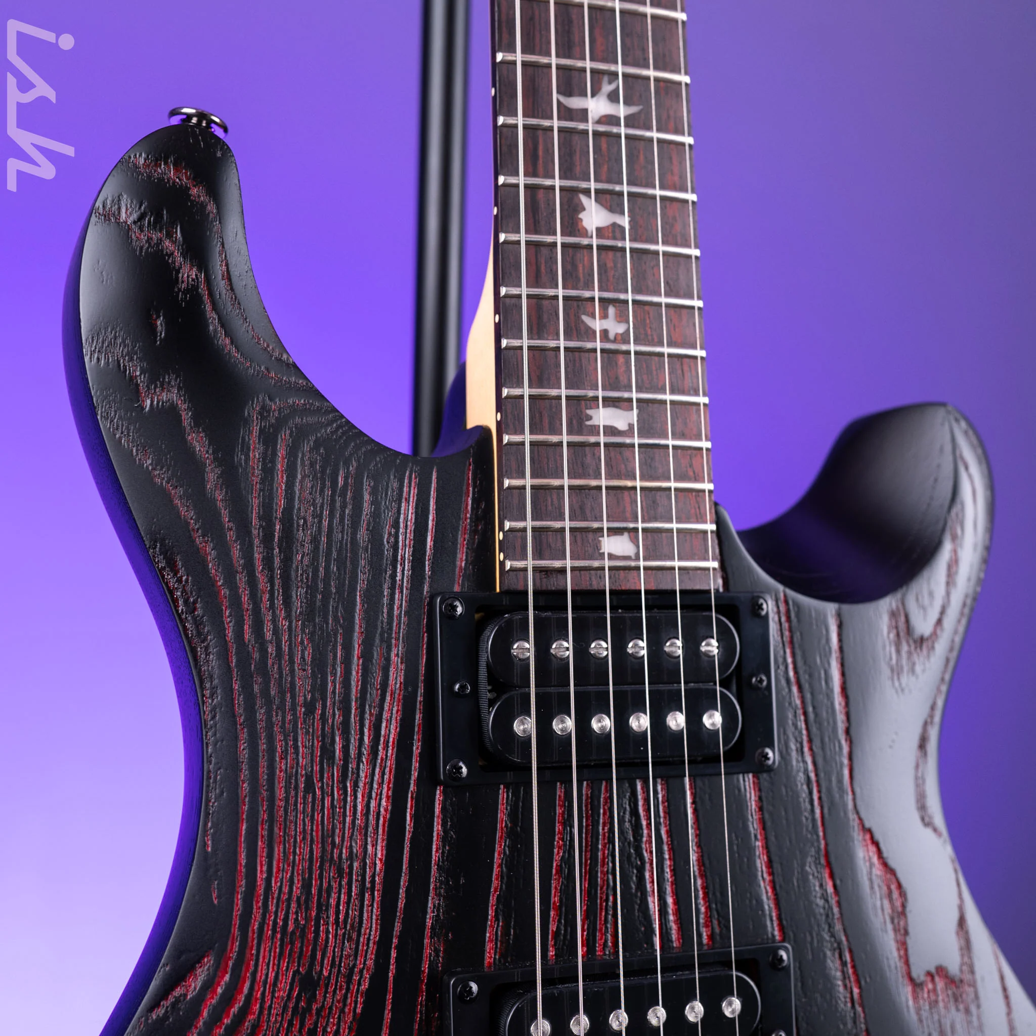 PRS SE Swamp Ash CE 24 Limited Edition Sandblasted Red Demo - Image 3