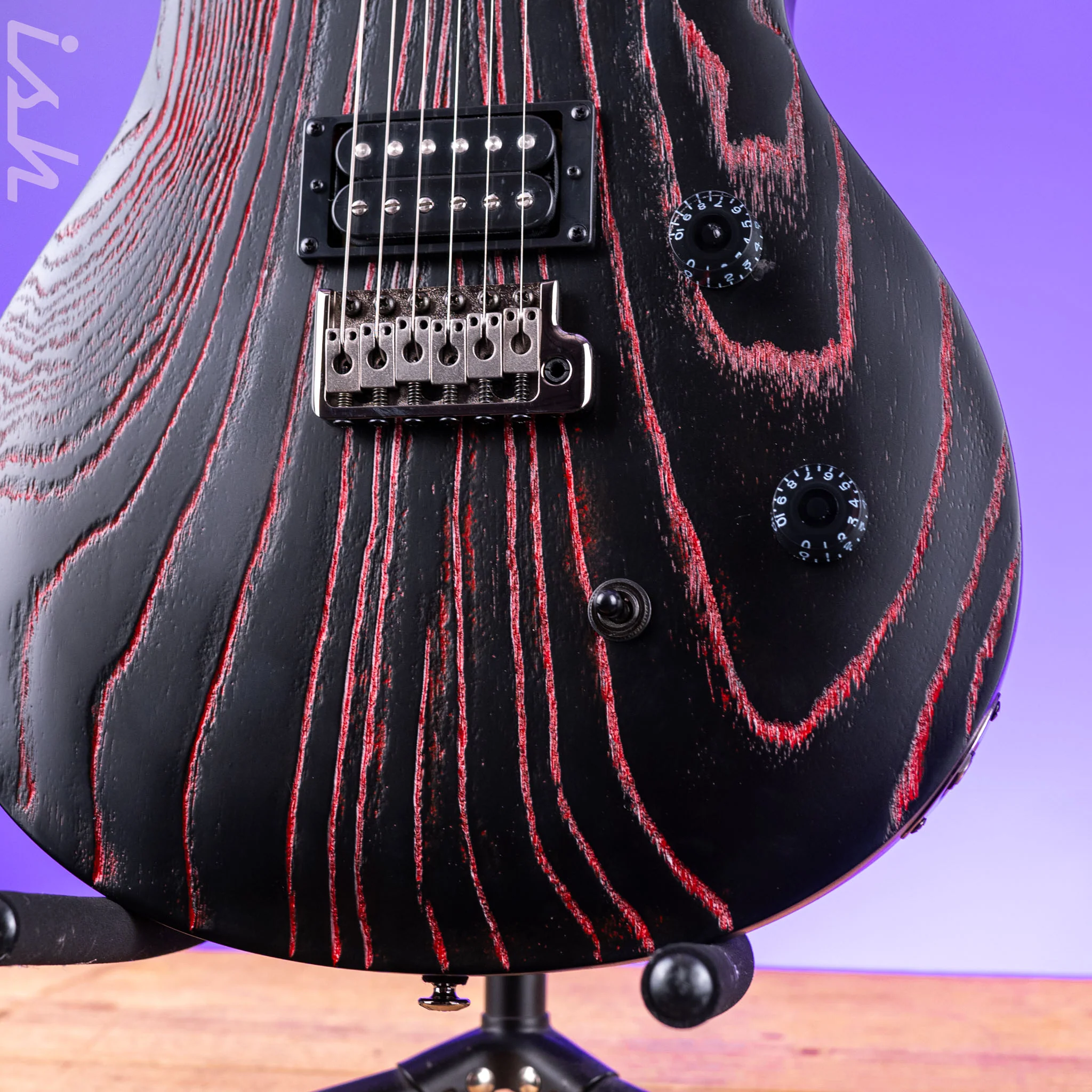 PRS SE Swamp Ash CE 24 Limited Edition Sandblasted Red Demo - Image 4