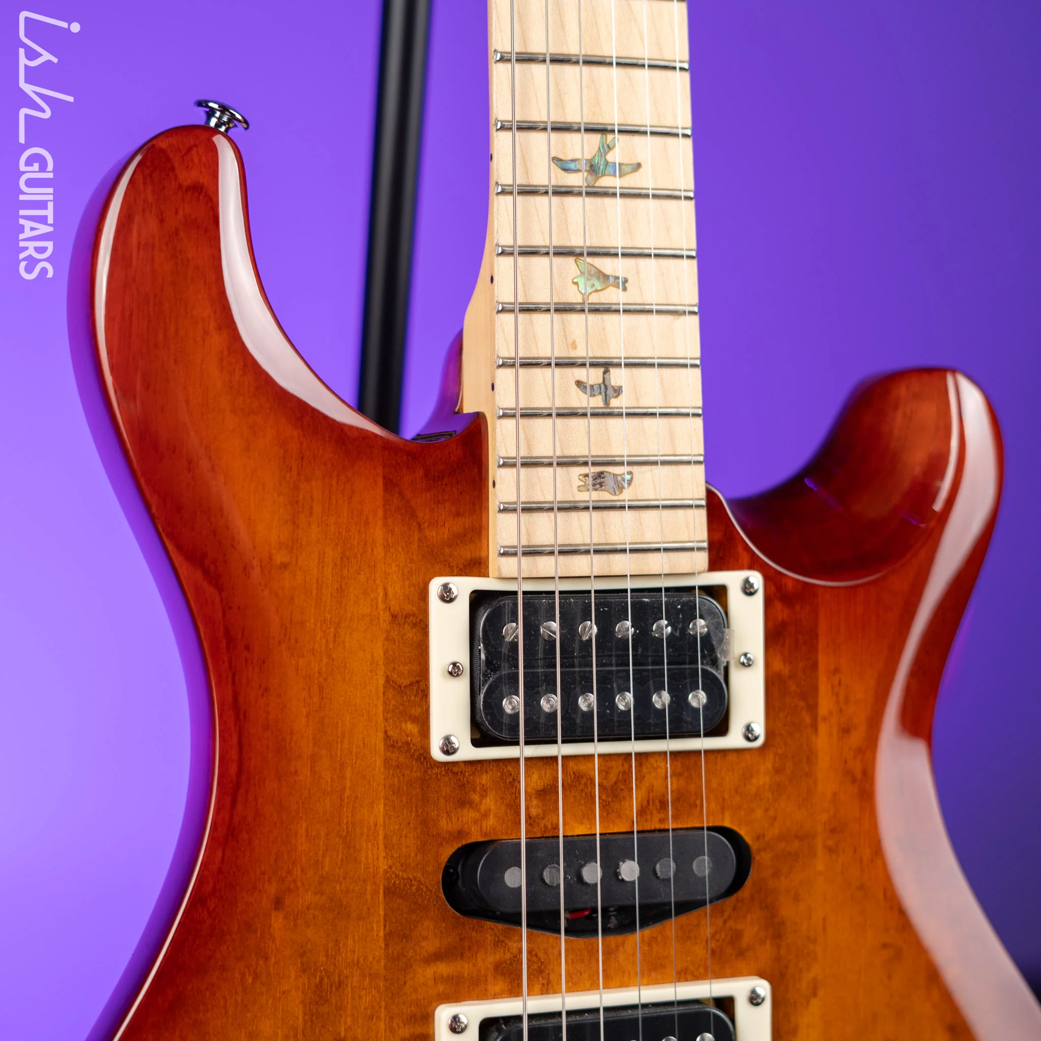 PRS SE Swamp Ash Special Vintage Sunburst Electric Guitar - Image 3