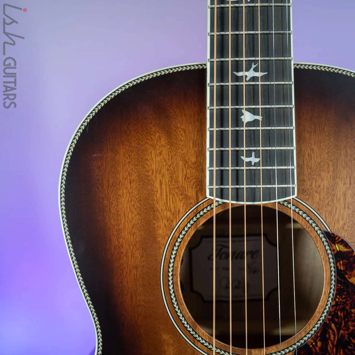 PRS SE Tonare P20E  Tobacco Sunburst Acoustic Electric - Image 3