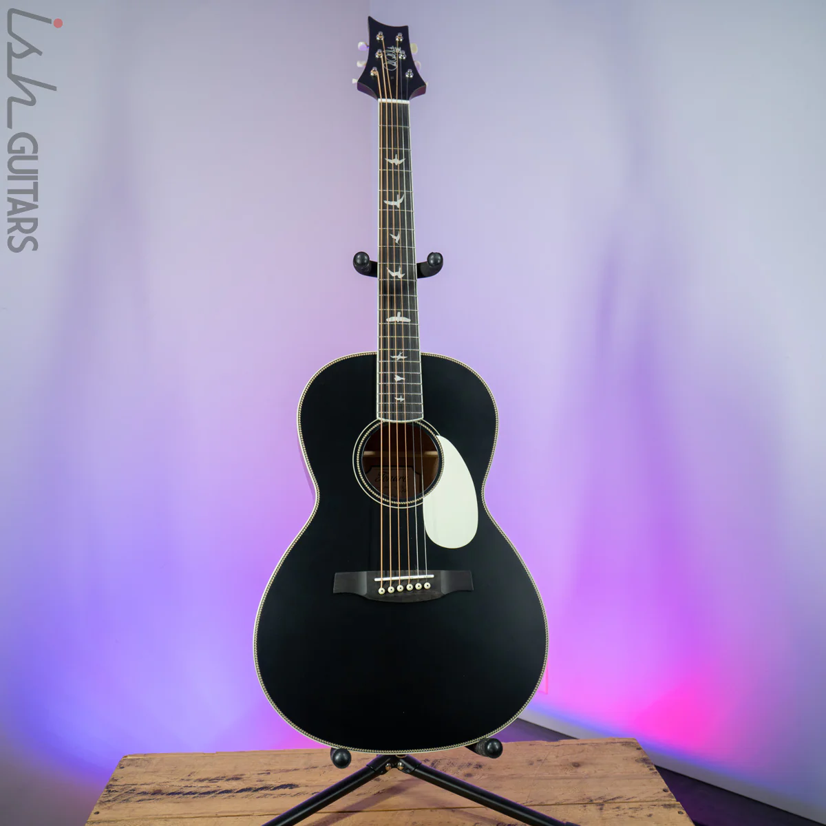 PRS SE Parlor P20E Black Satin Top - Image 2