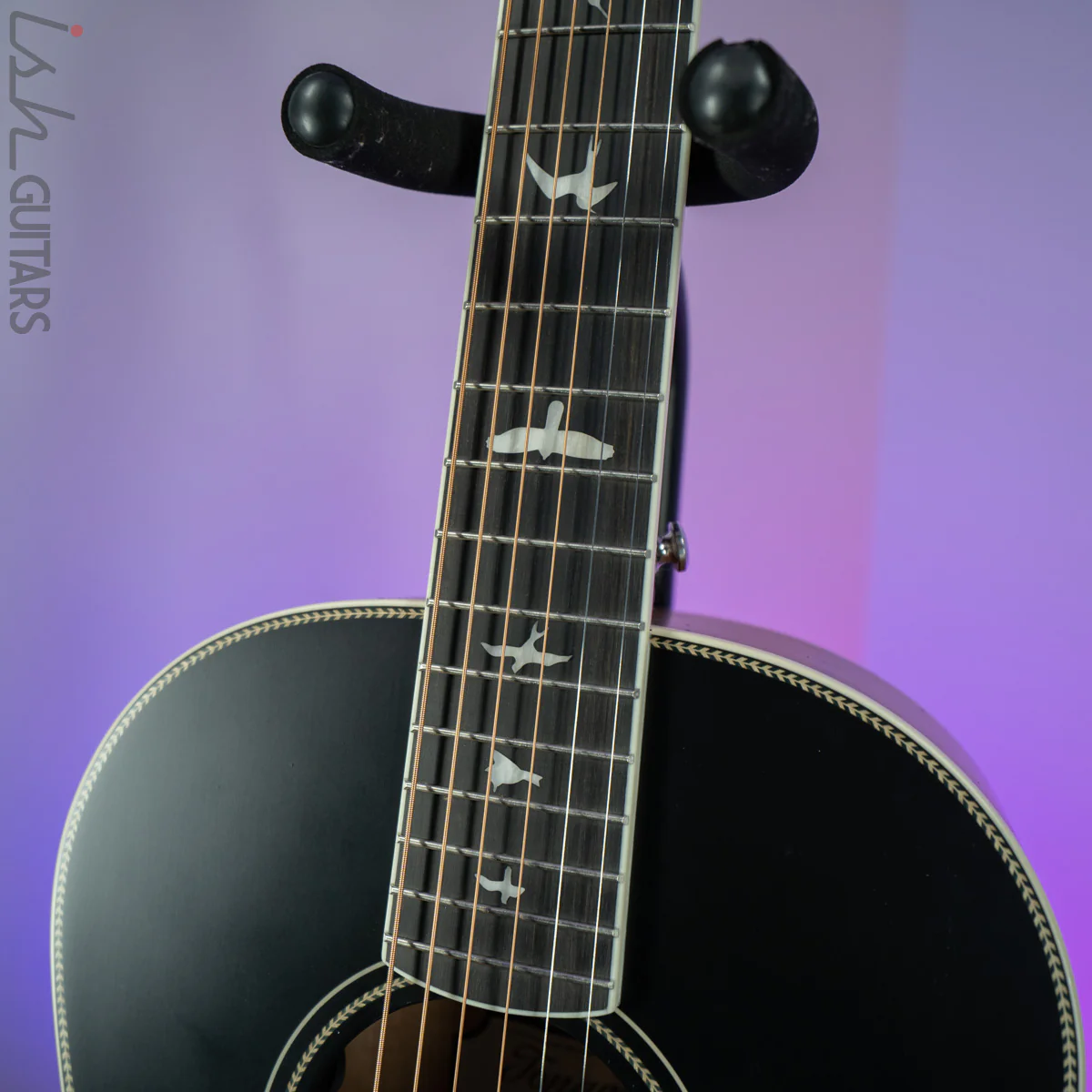 PRS SE Parlor P20E Black Satin Top - Image 6