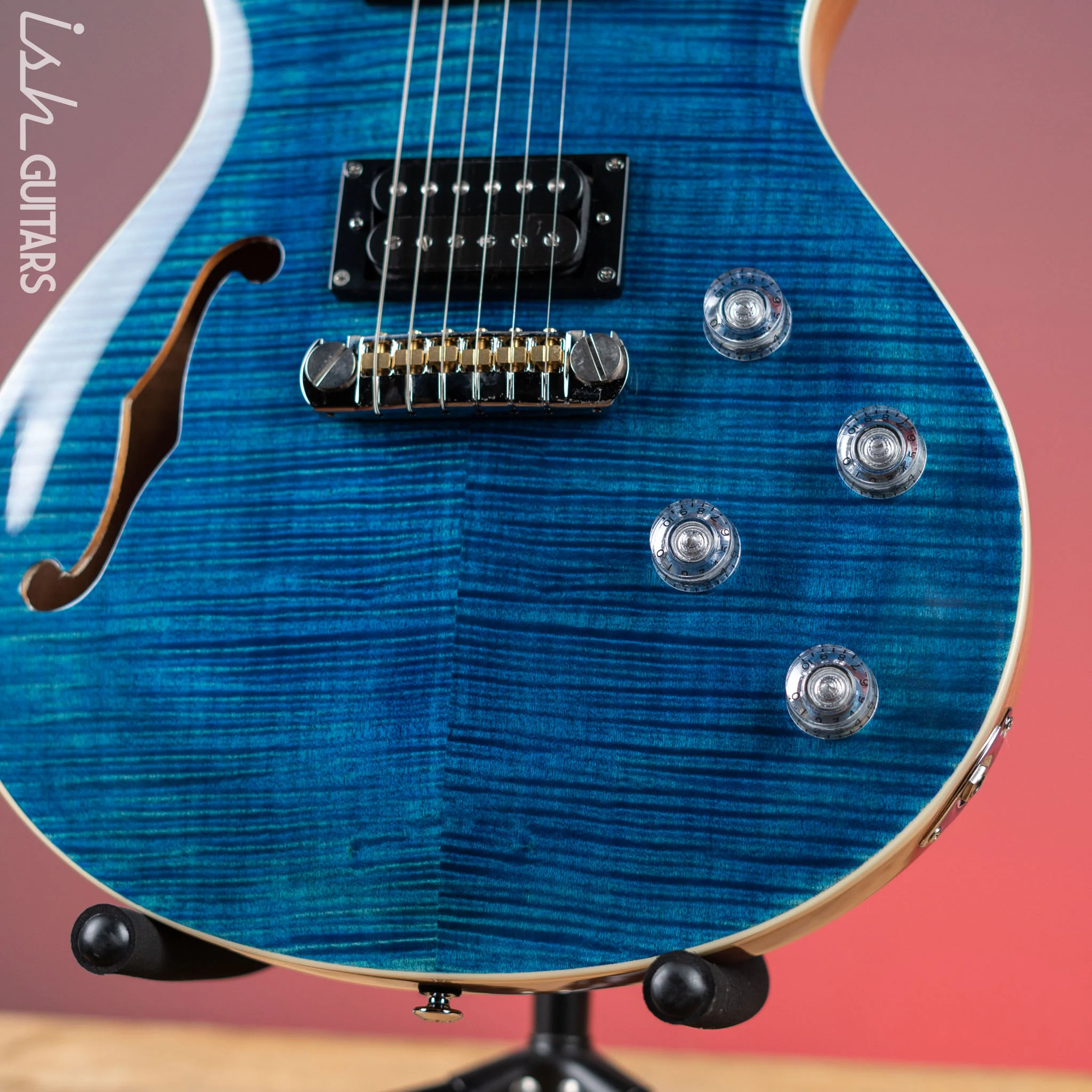 PRS SE Zach Myers 594 Semi-Hollow Myers Blue (Signed by Zach Myers!) - Image 4