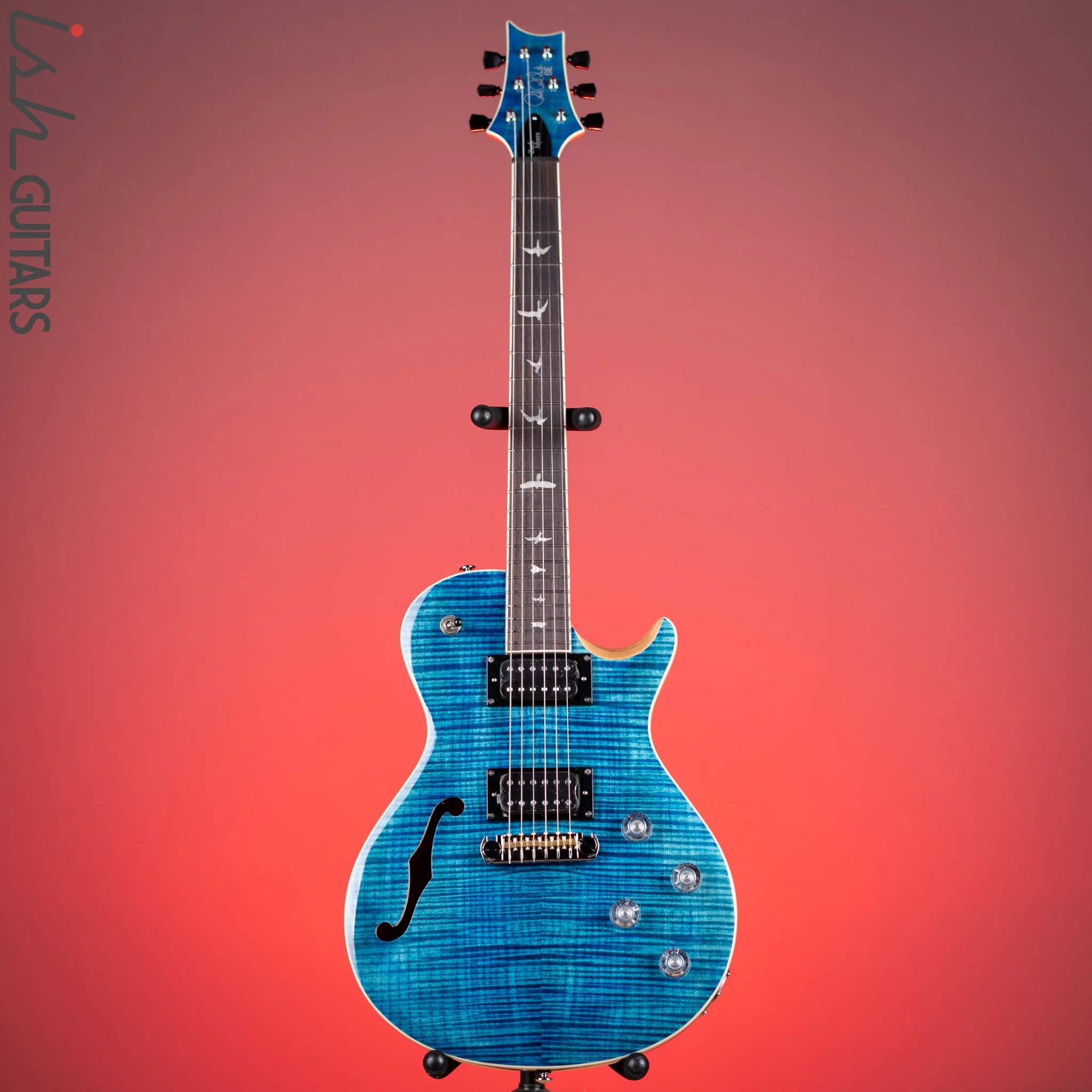 PRS SE Zach Myers Electric Guitar Myers Blue Demo - Image 2