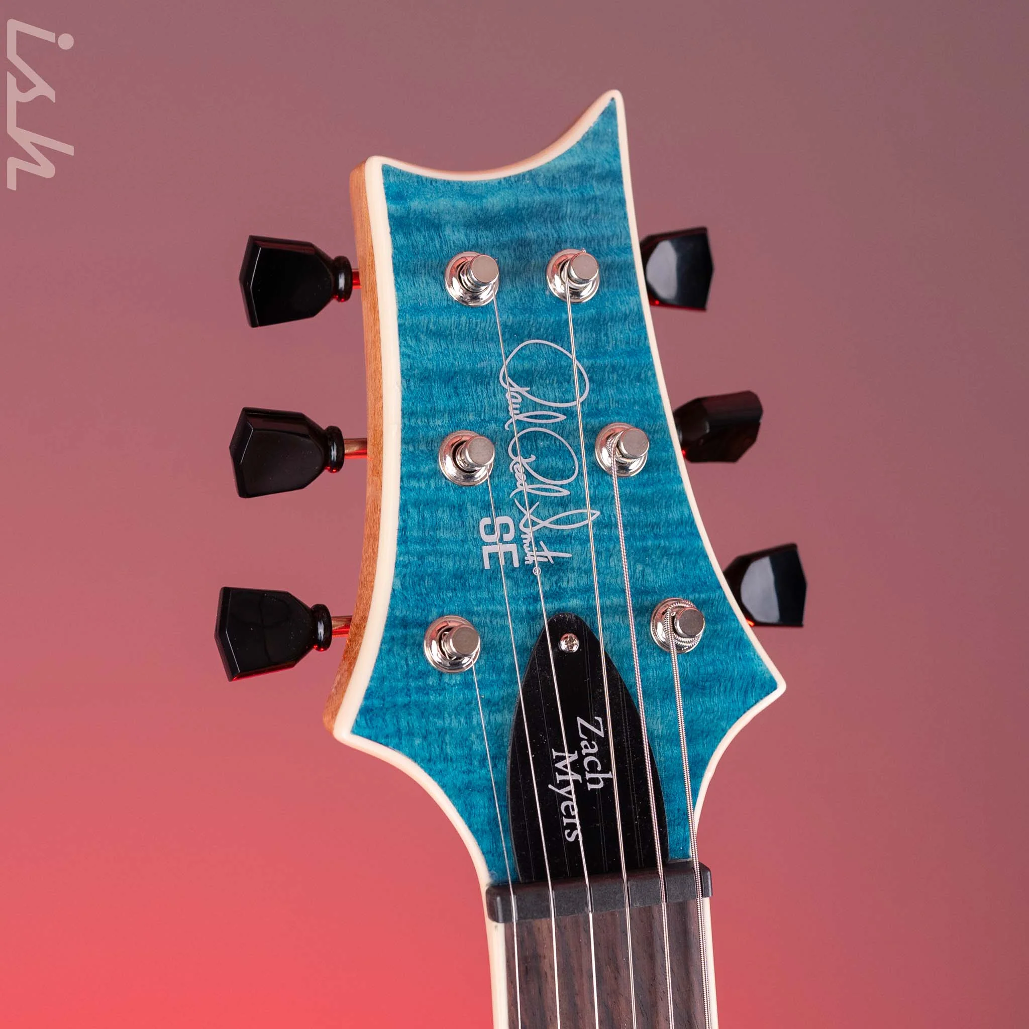 PRS SE Zach Myers Lefty Signature Electric Guitar Myers Blue - Image 5