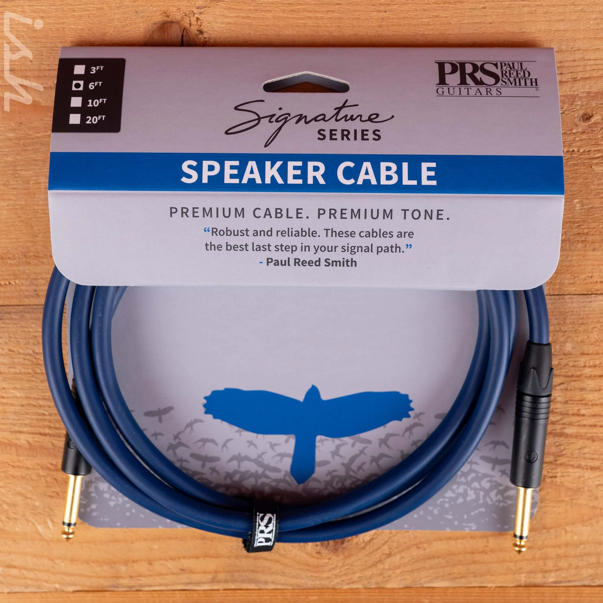 PRS Signature Speaker Cable 6ft Straight to Straight