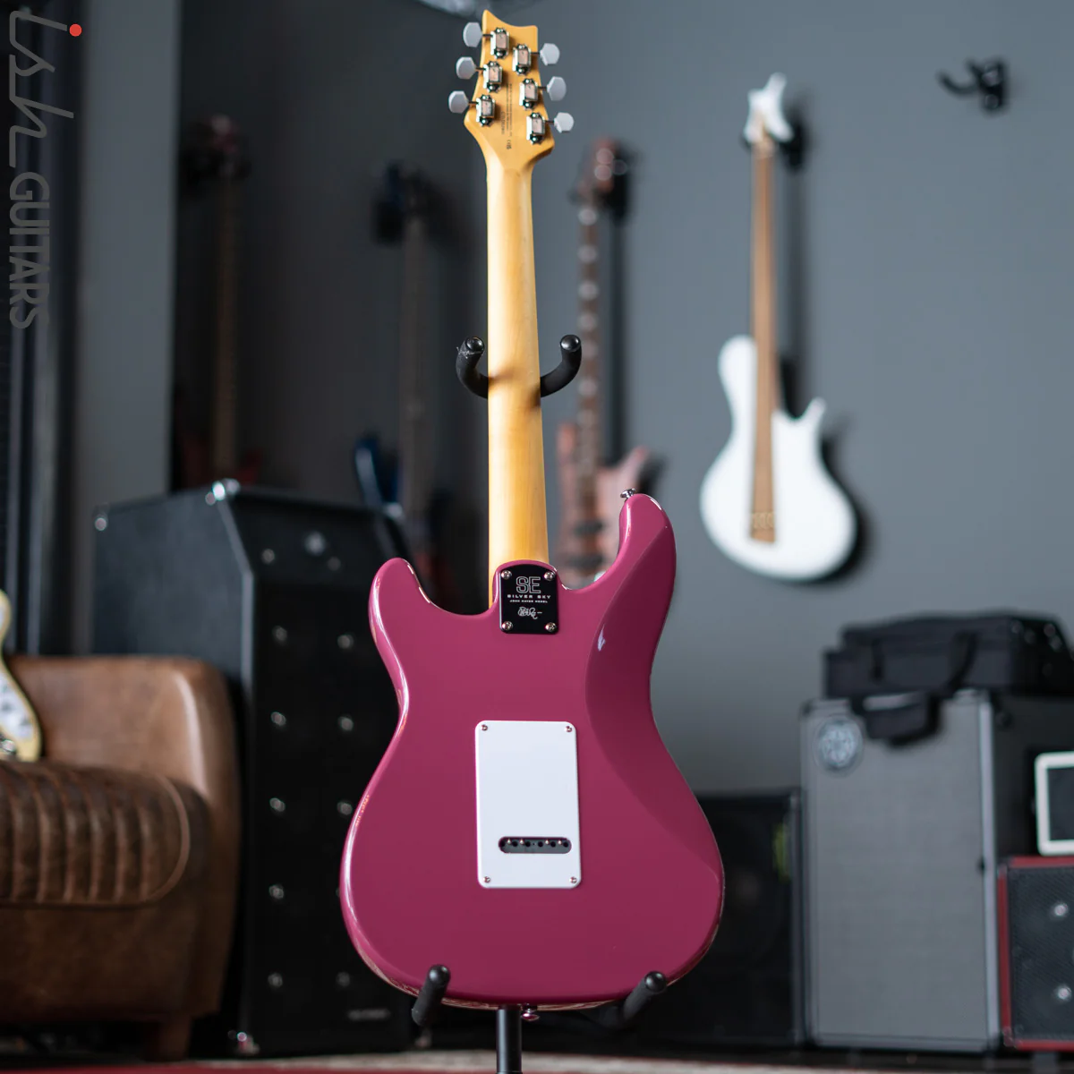 PRS SE Silver Sky Dragon Fruit - Image 8