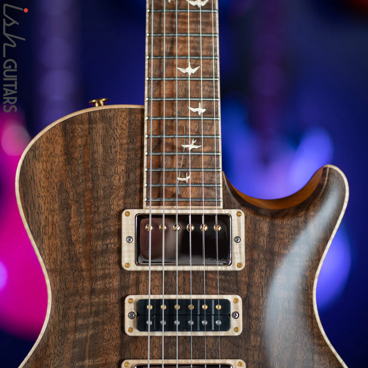 PRS Singlecut Special Semi-Hollow Private Stock Natural Figured Walnut - Image 6