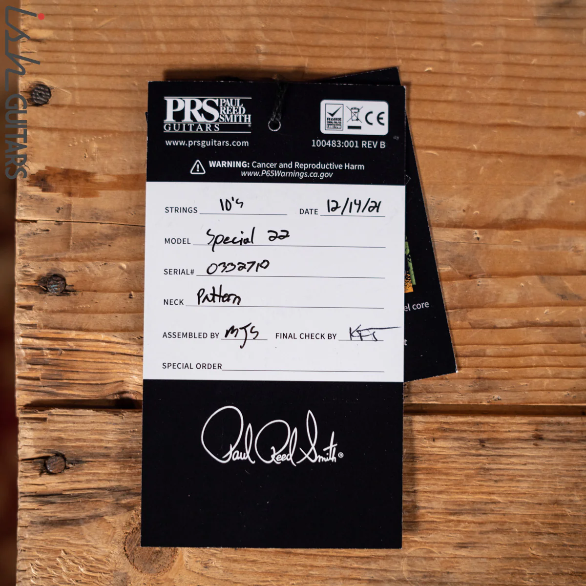 PRS Special 22 Semi-Hollow Custom Color Opaque Antique White - Image 11