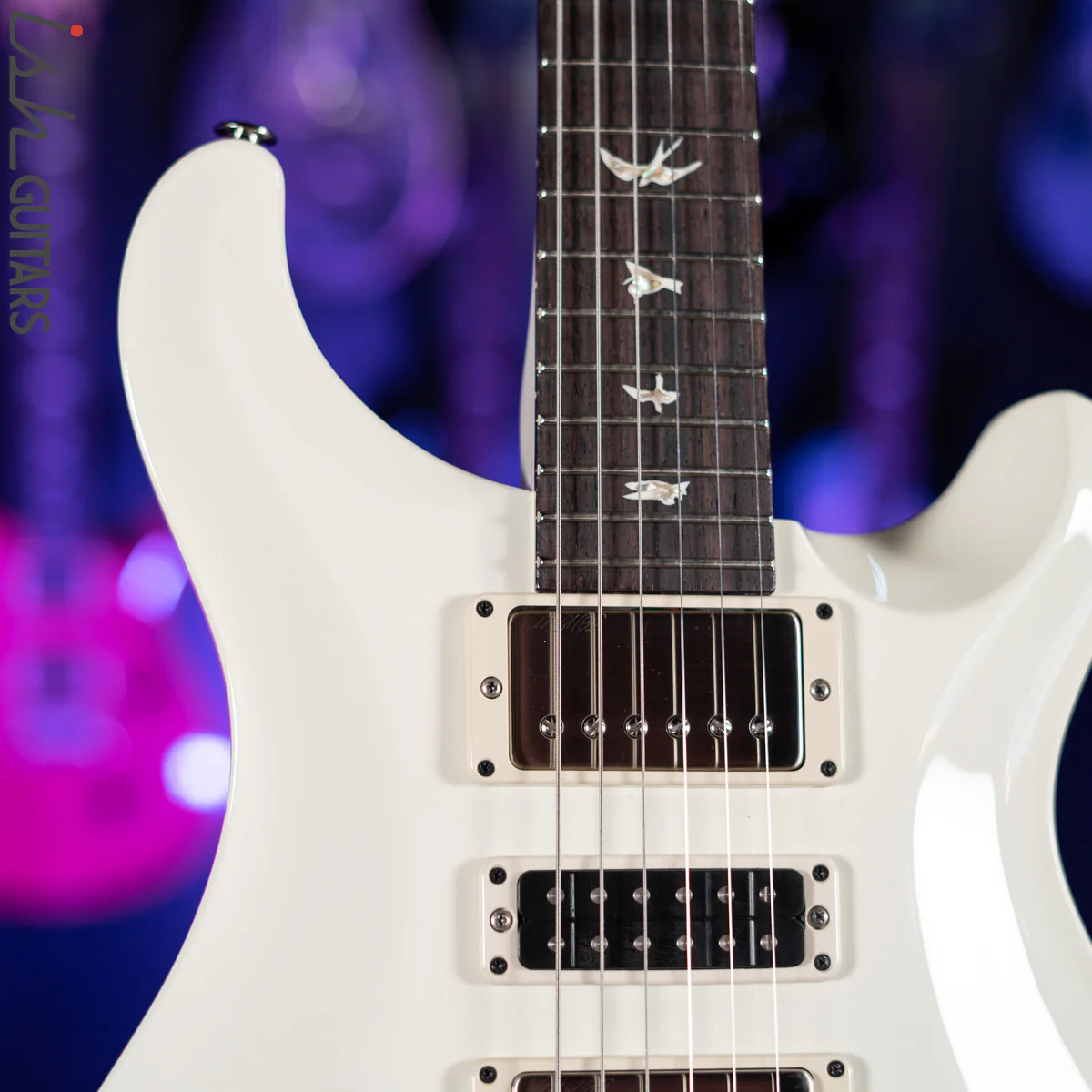 PRS Special 22 Semi-Hollow Custom Color Opaque Antique White - Image 3