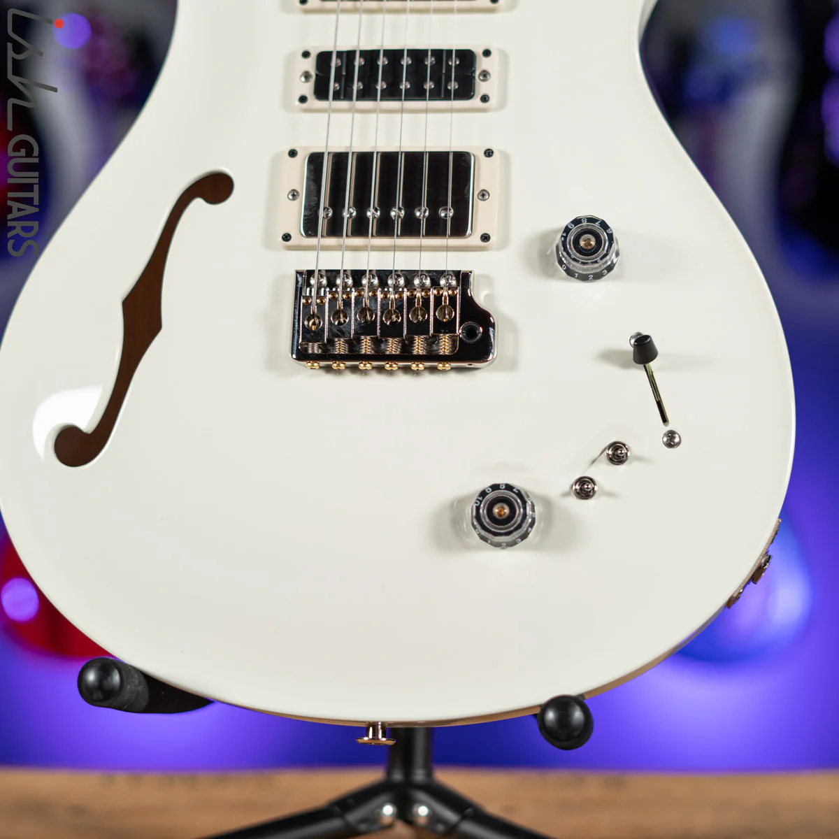 PRS Special 22 Semi-Hollow Custom Color Opaque Antique White - Image 4