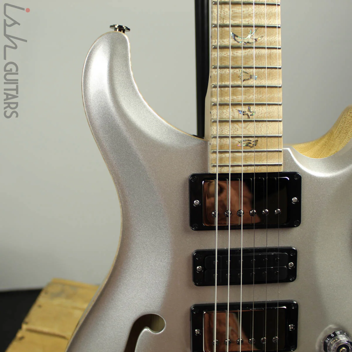 PRS Special 22 Semi-Hollow Opaque Platinum Metallic - Image 5