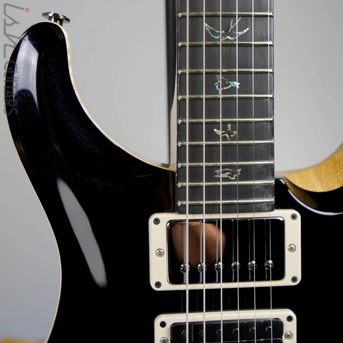 2020 PRS Special 22 Korina Wood Library Opaque Metallic Black - Image 3