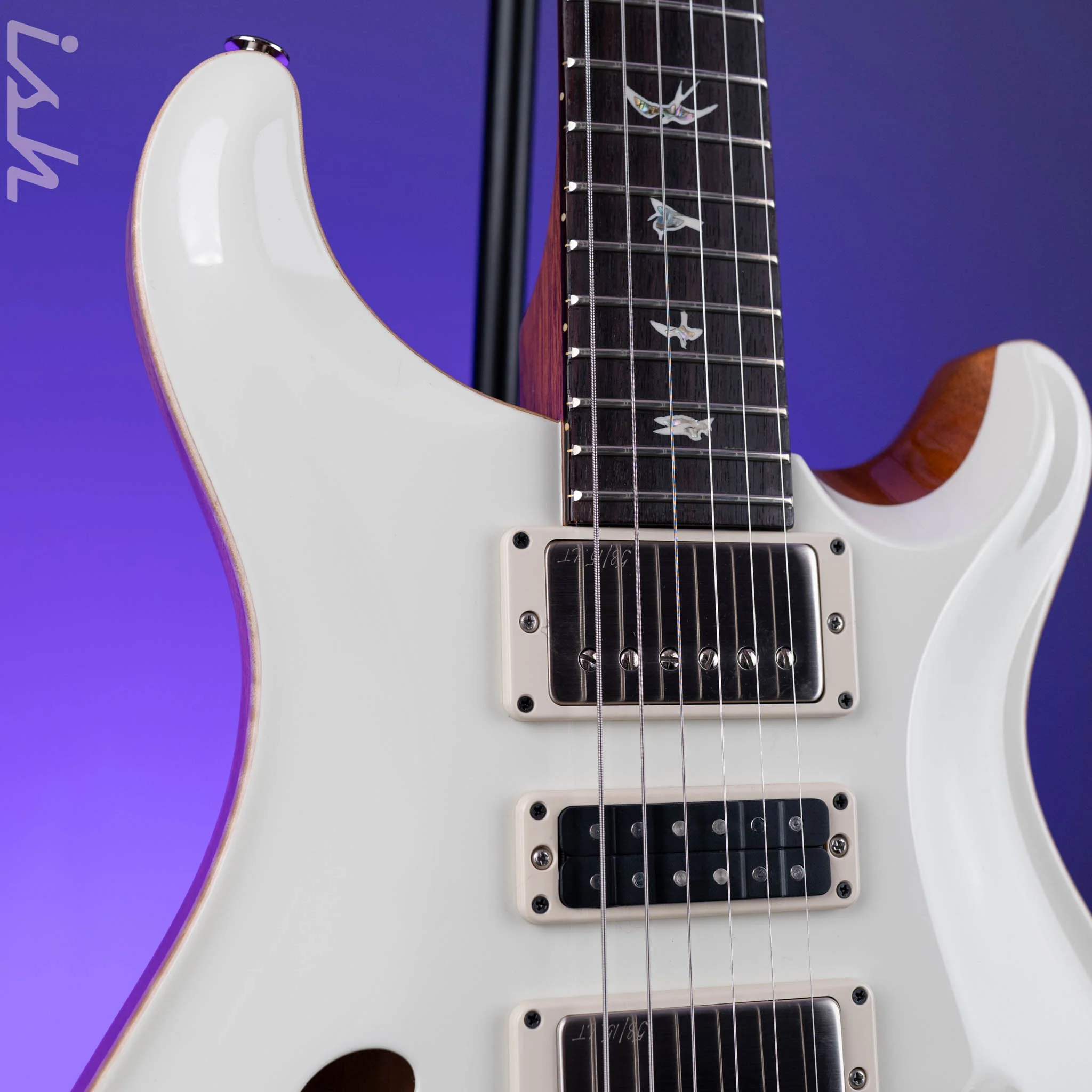 PRS Special Semi-Hollow Electric Guitar Antique White - Image 3